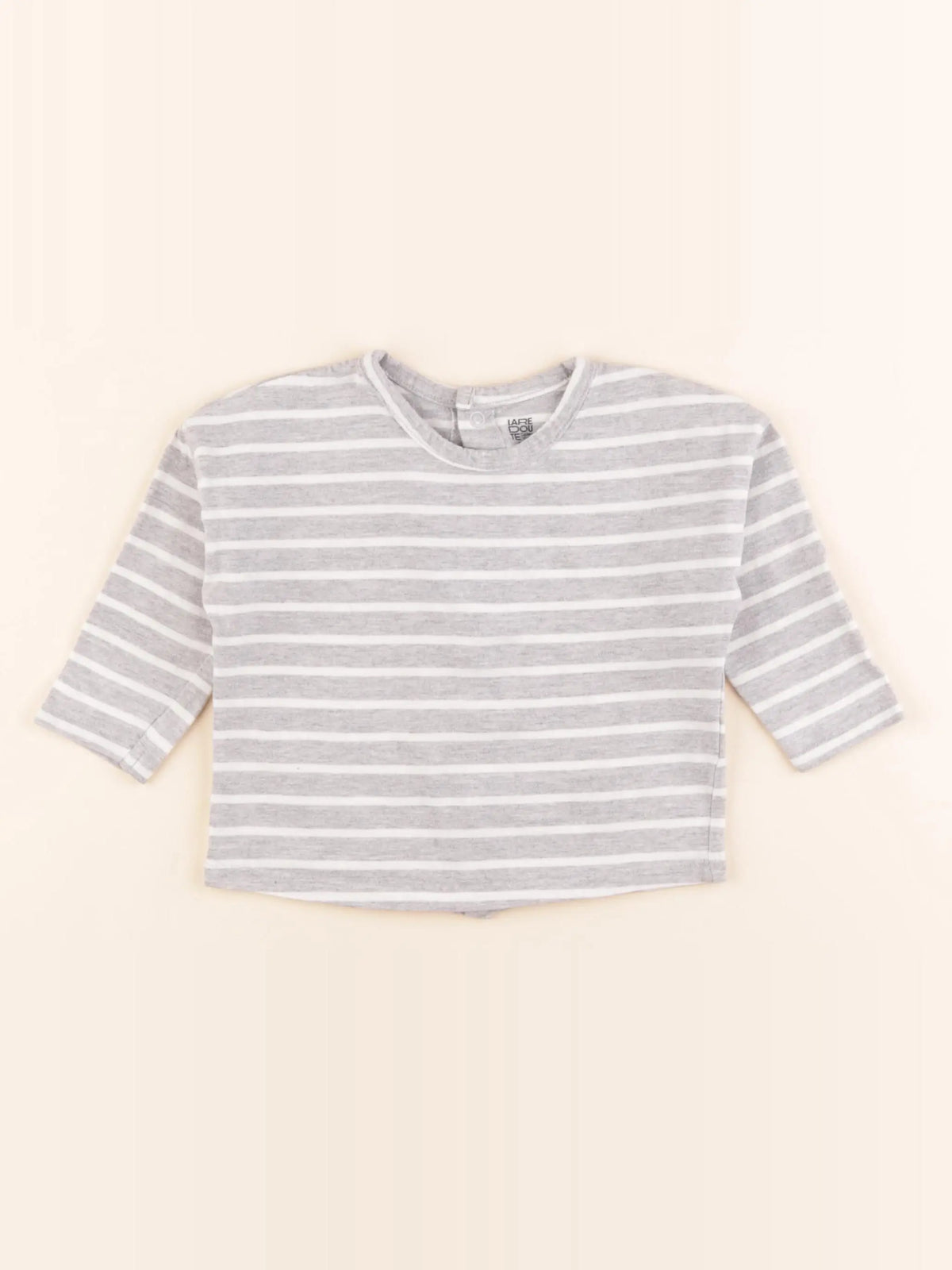 La Redoute - tee-shirt gris - 12 mois