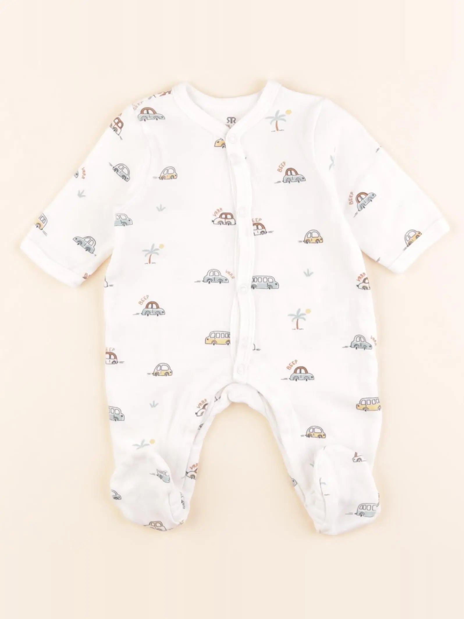 La Redoute - pyjama coton blanc - 1 mois