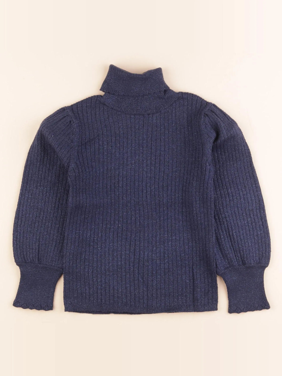 Tape à l'oeil - pull bleu, argent - 5 ans