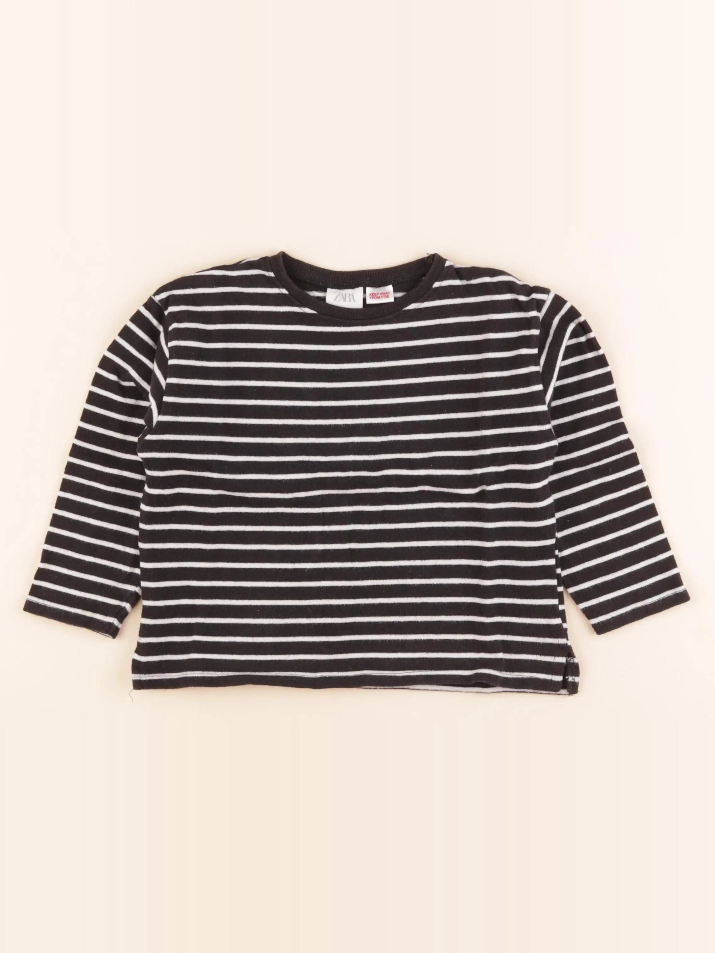 Zara - tee-shirt noir - 3/4 ans