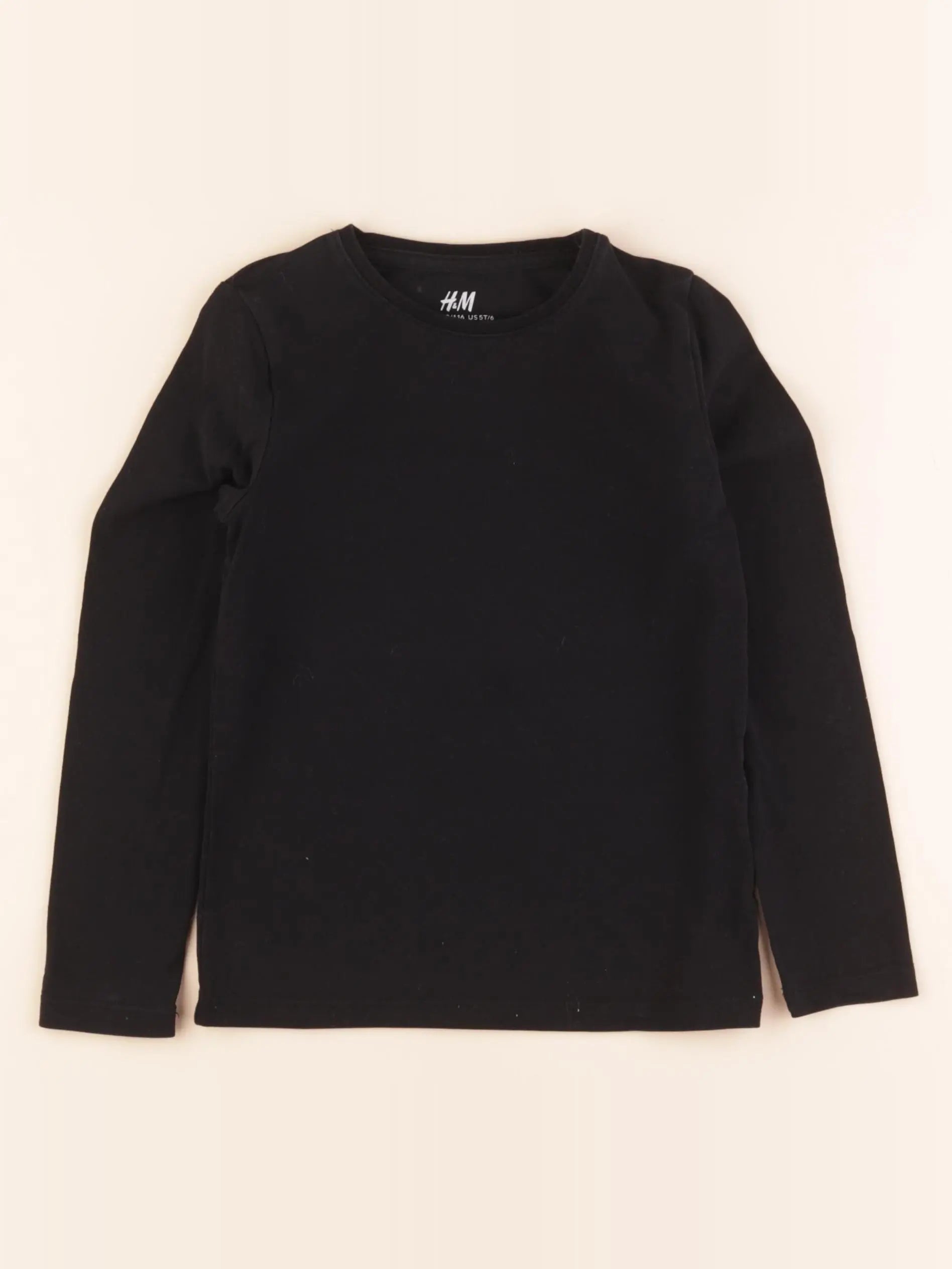 H&M - tee-shirt noir - 4/6 ans