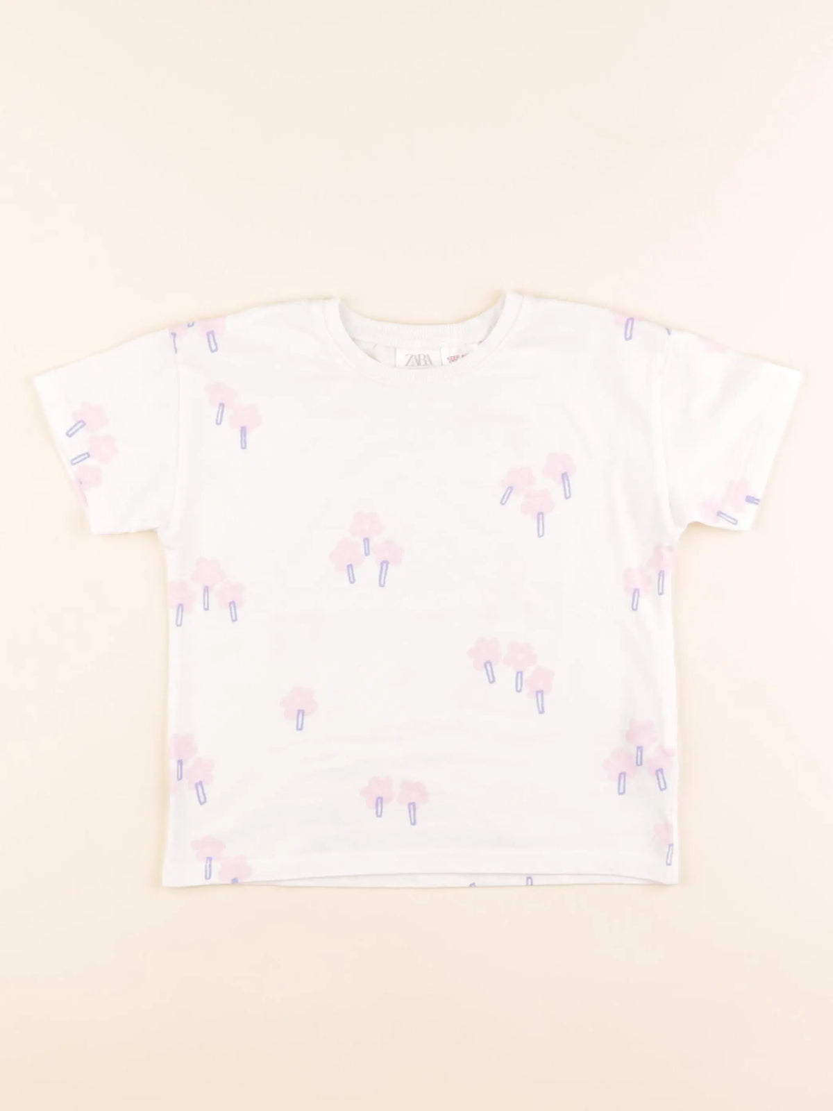 Zara - tee-shirt blanc - 4 ans