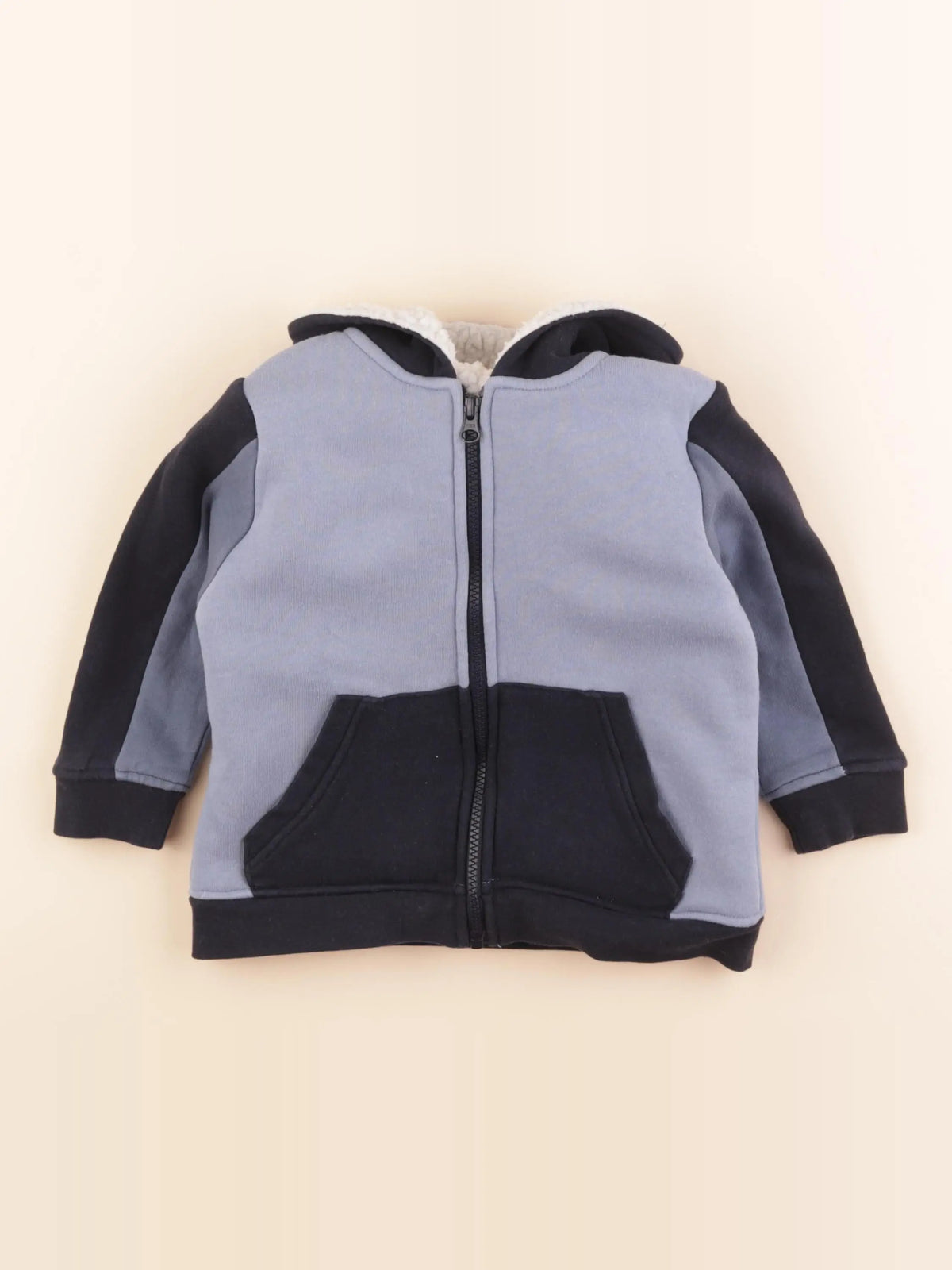 Monoprix - sweat bleu - 3 ans
