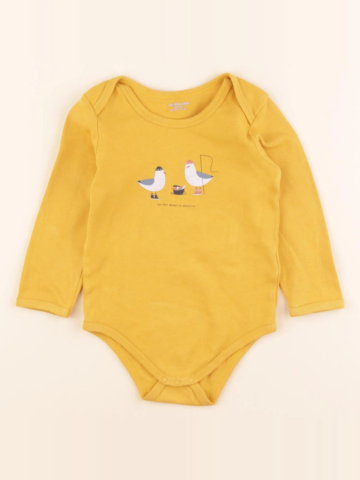 Vertbaudet - body jaune - 36 mois