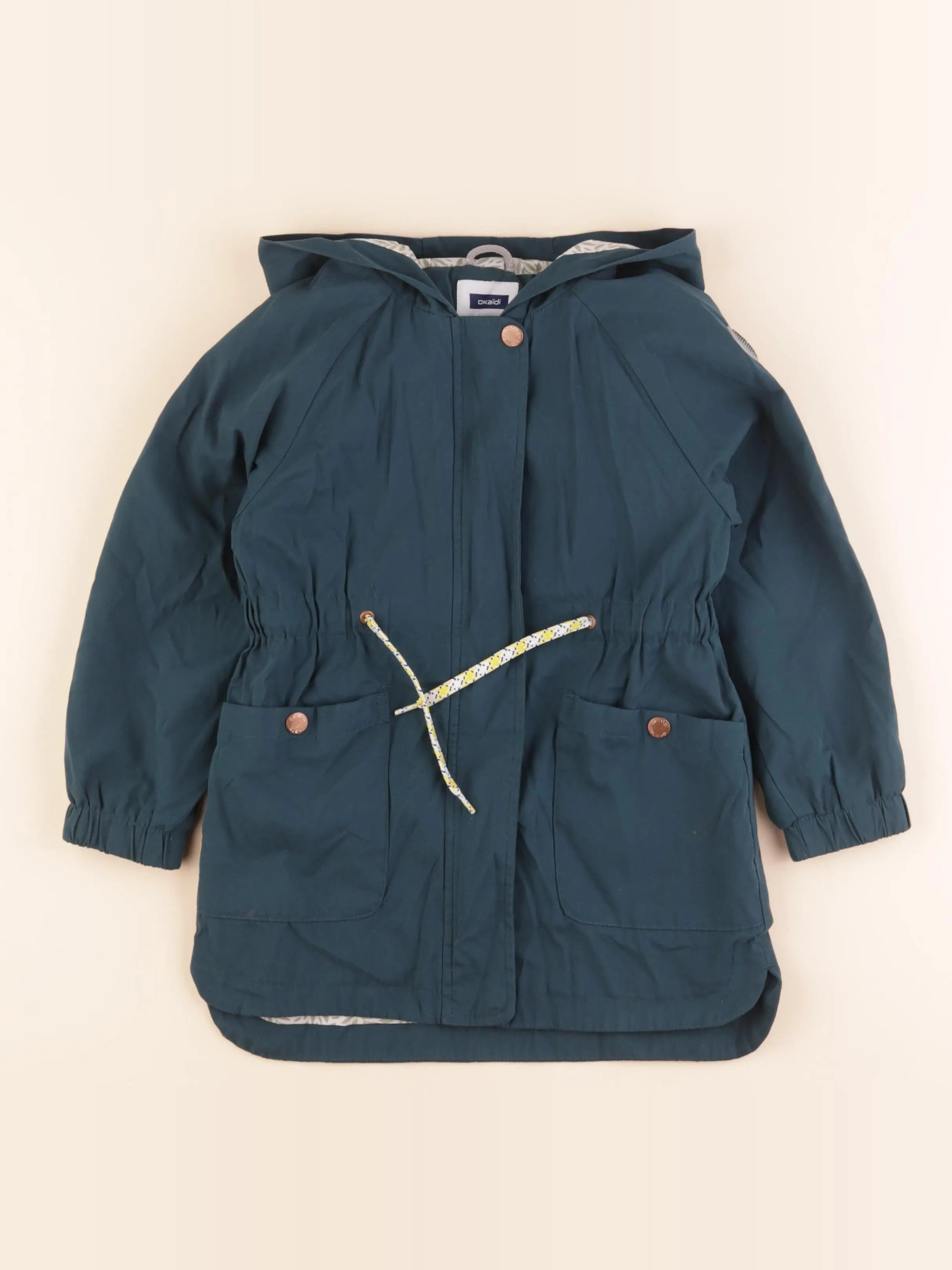 Okaidi - parka vert - 5 ans