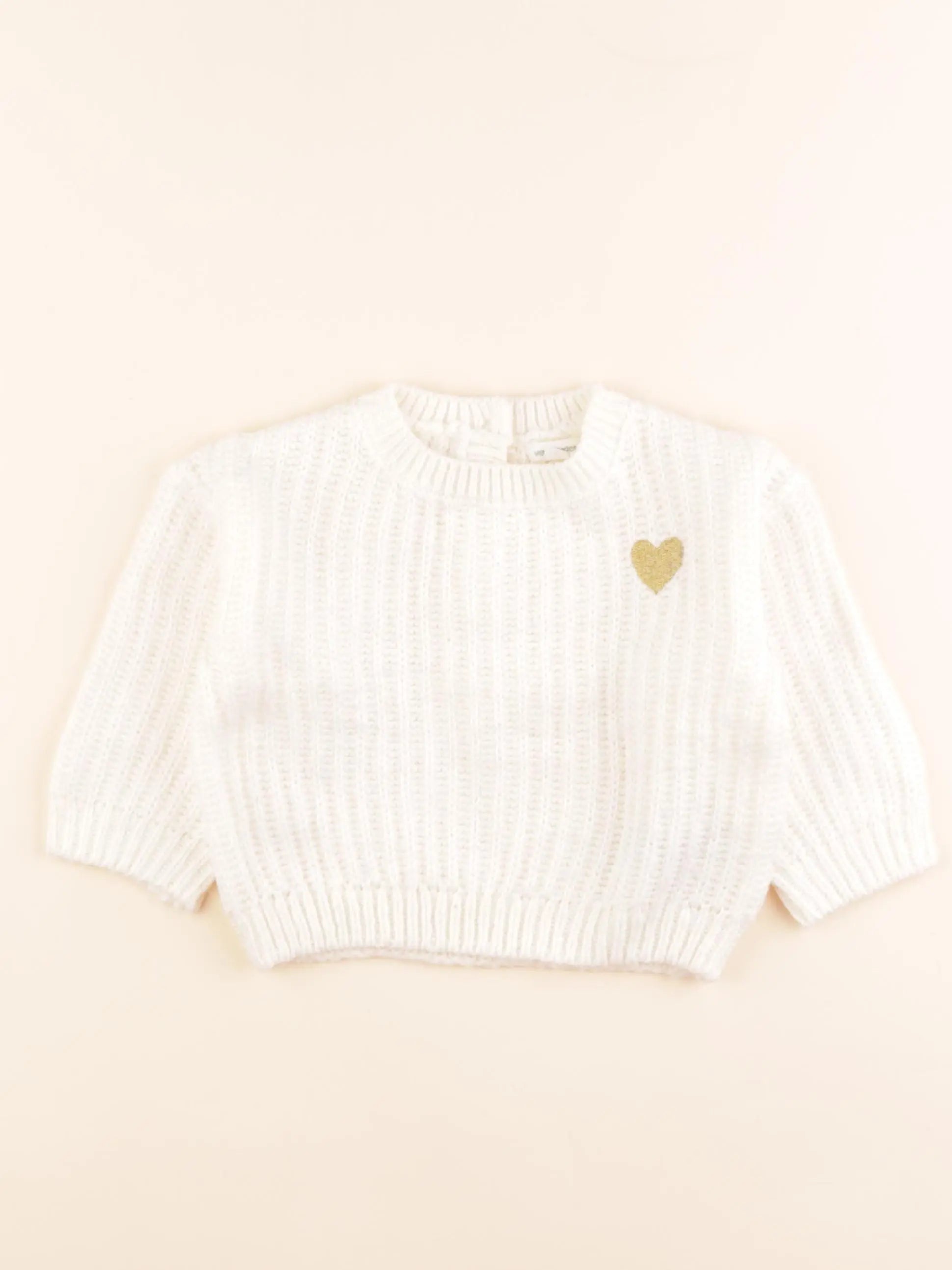 Vertbaudet - pull blanc - 18 mois