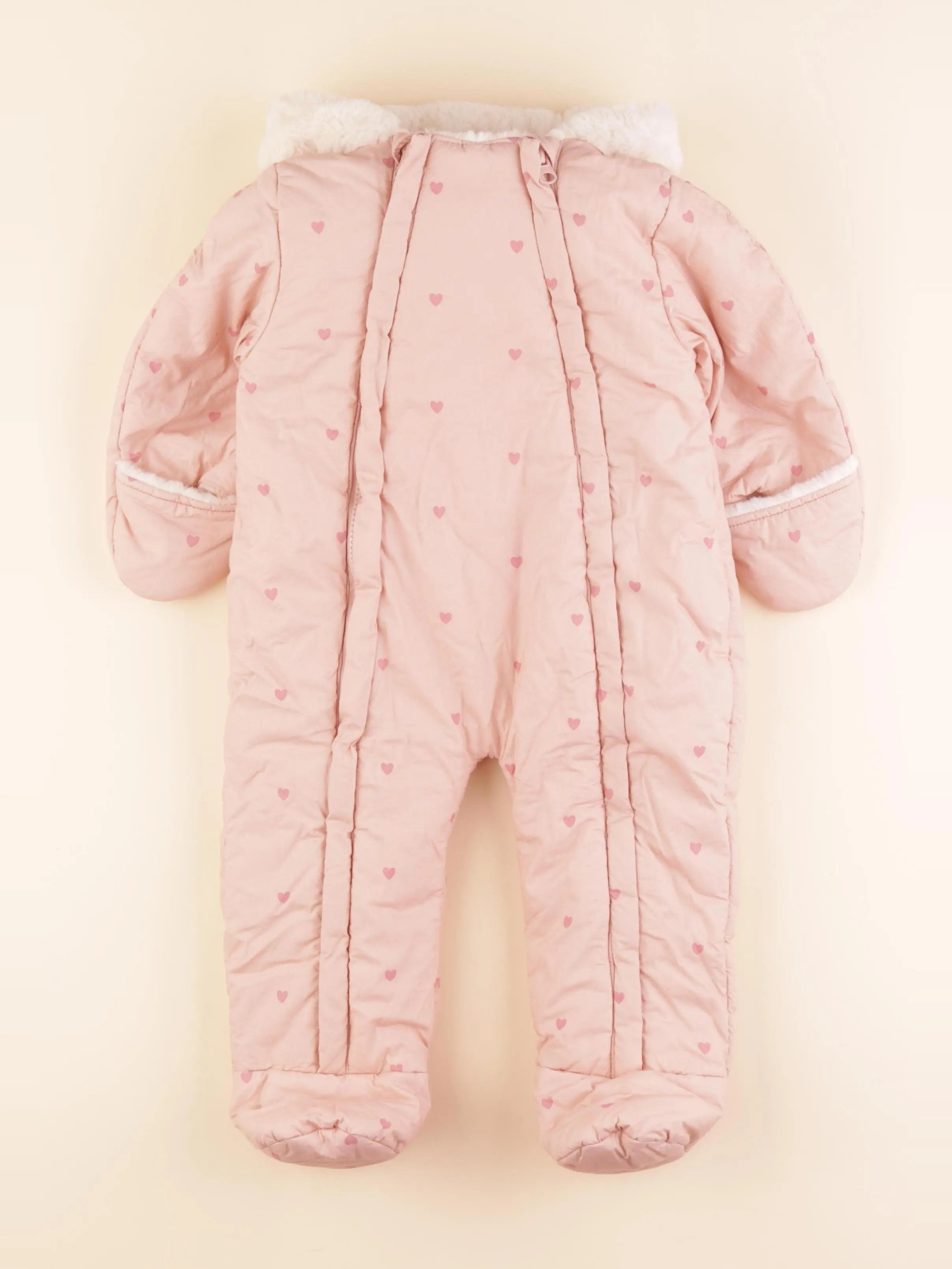Vertbaudet - combi-pilote rose - 18 mois