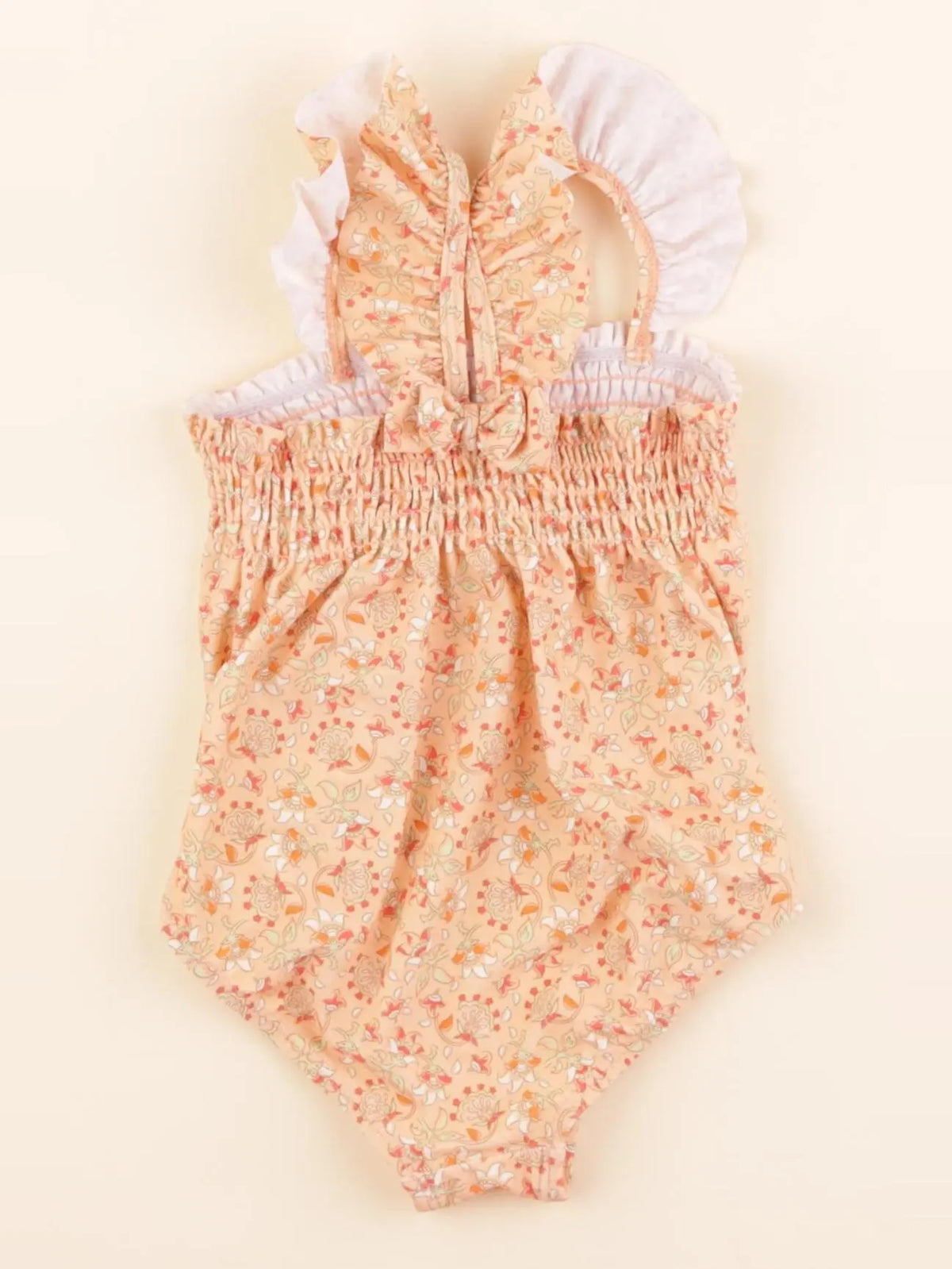 Vertbaudet - maillot de bain orange - 18 mois