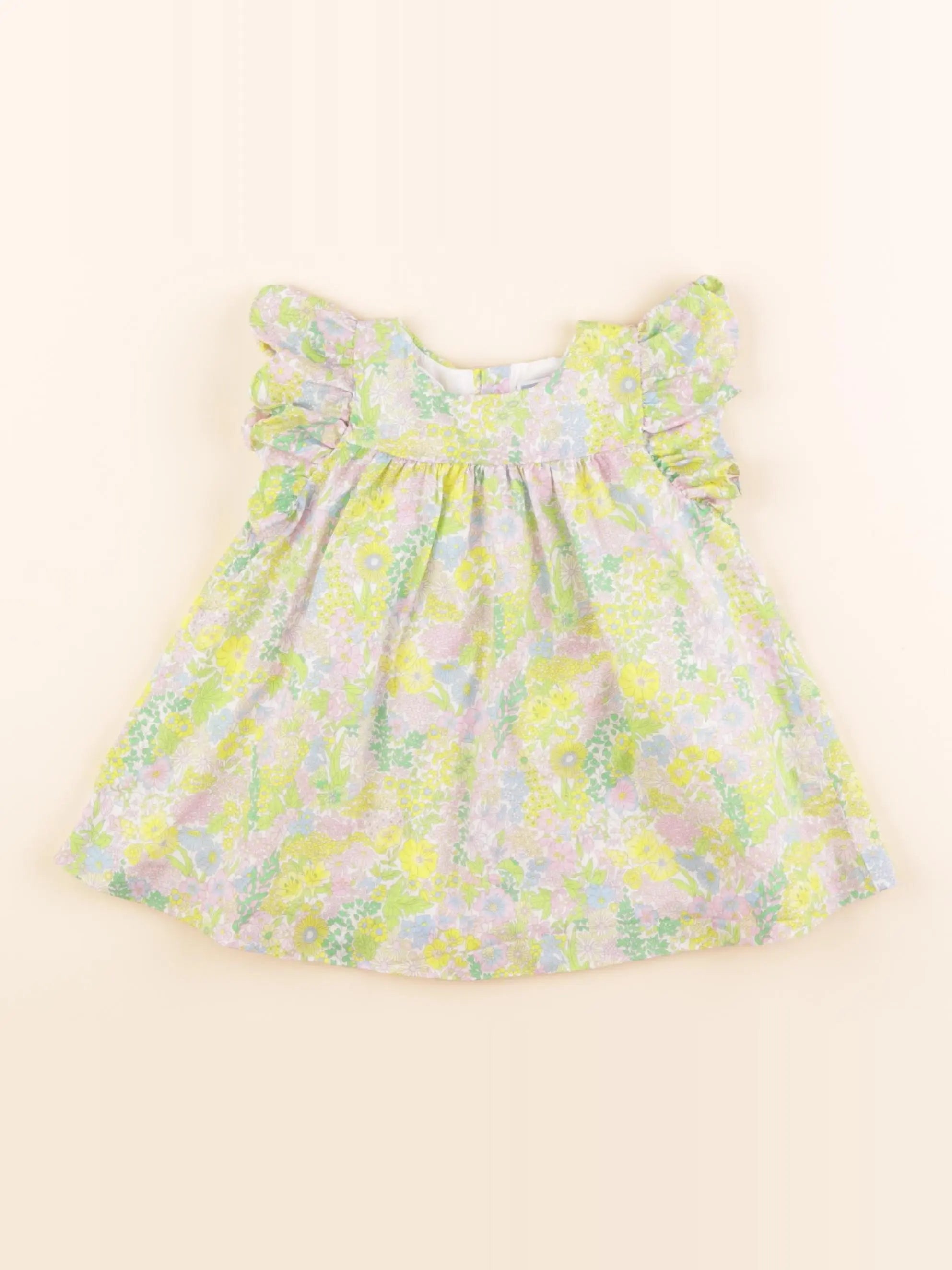 Jacadi - robe liberty multicolore - 6 mois
