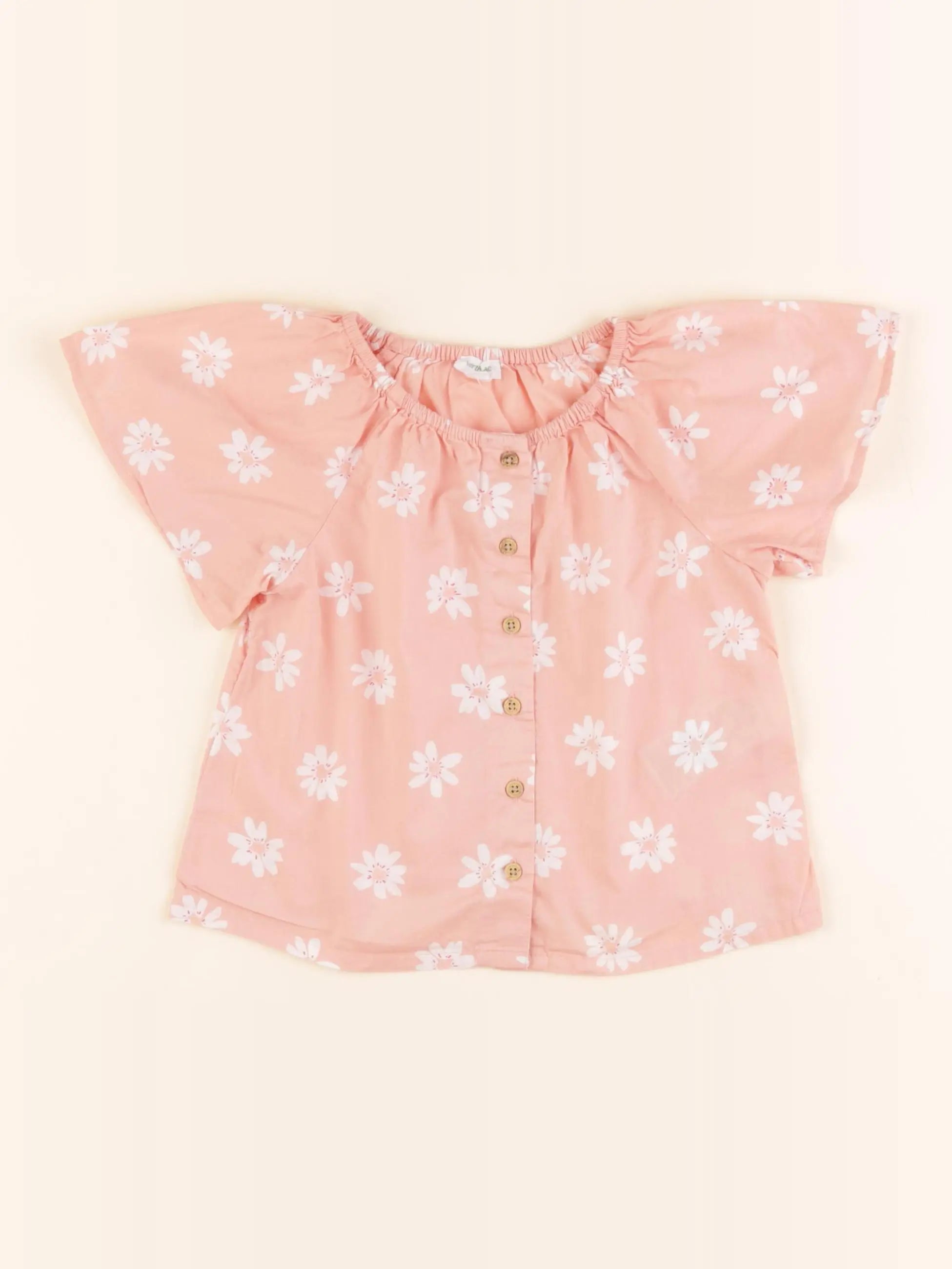 Vertbaudet - blouse rose - 2 ans