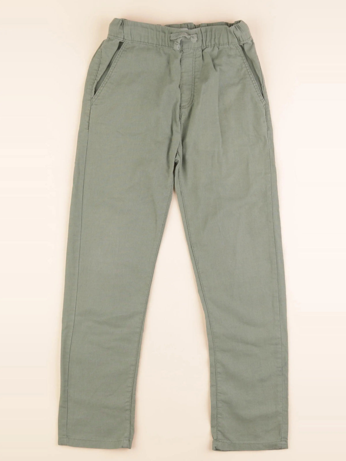 Vertbaudet - pantalon vert - 8 ans