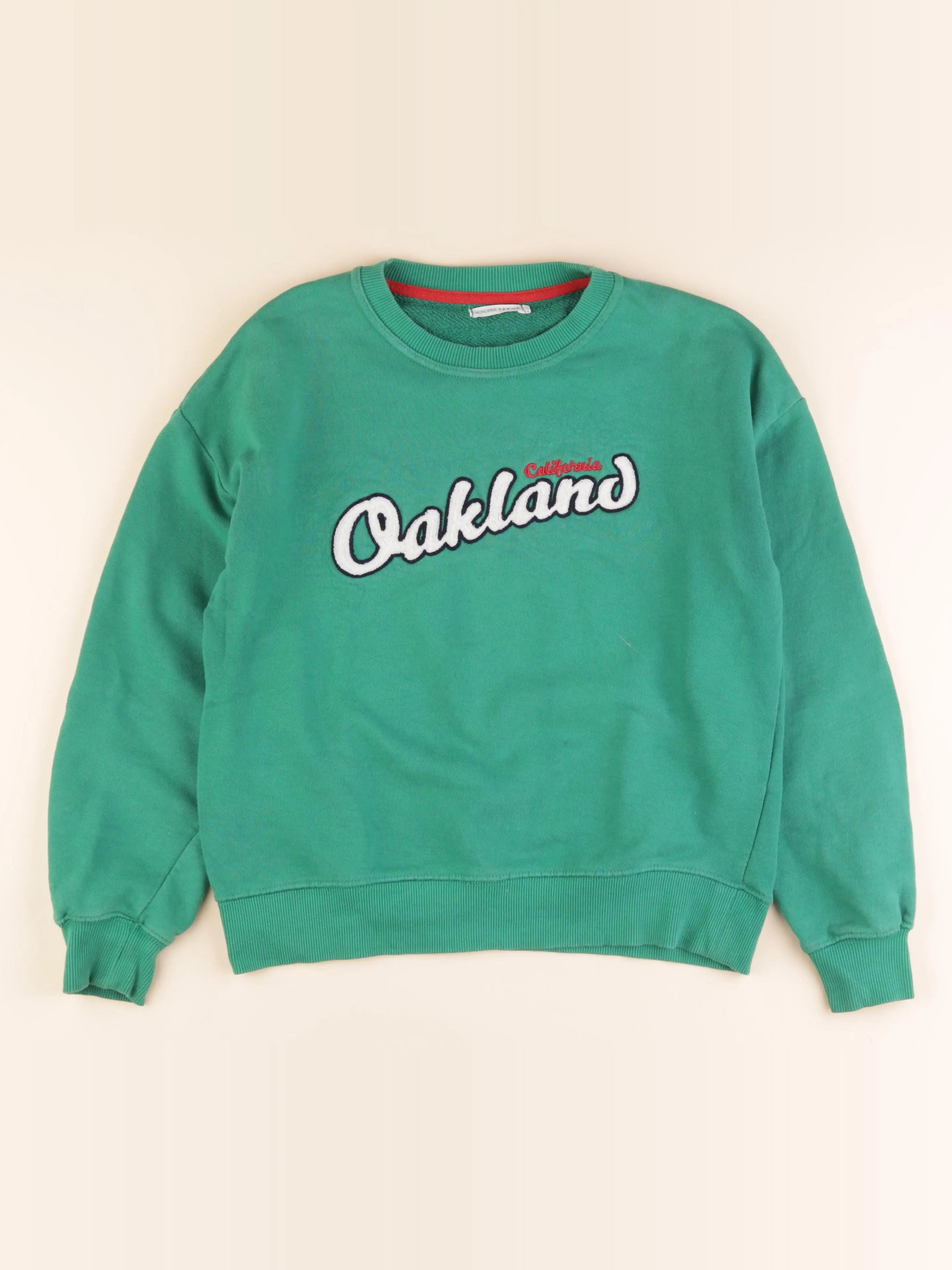 Monoprix - sweat vert - 12 ans