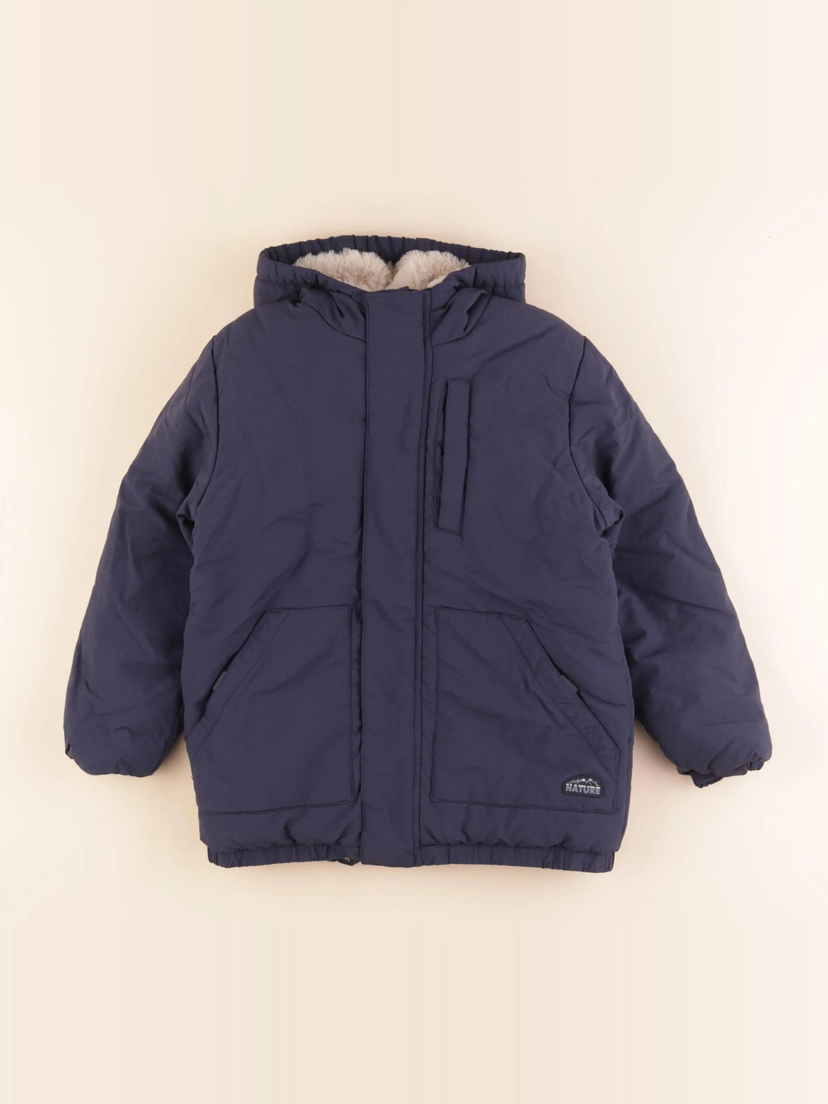 Vertbaudet - manteau bleu - 8 ans