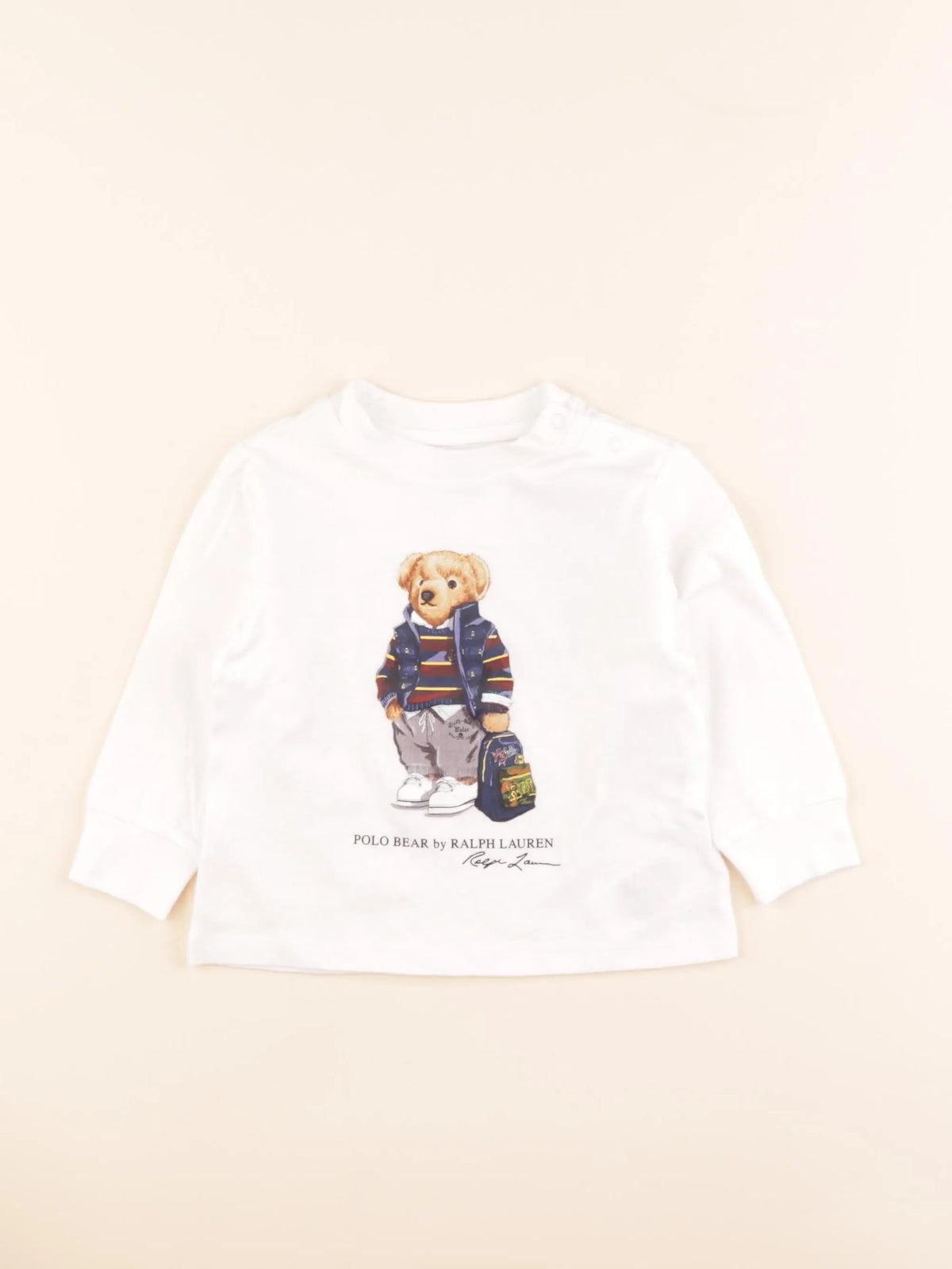 Ralph Lauren - tee-shirt blanc - 9 mois