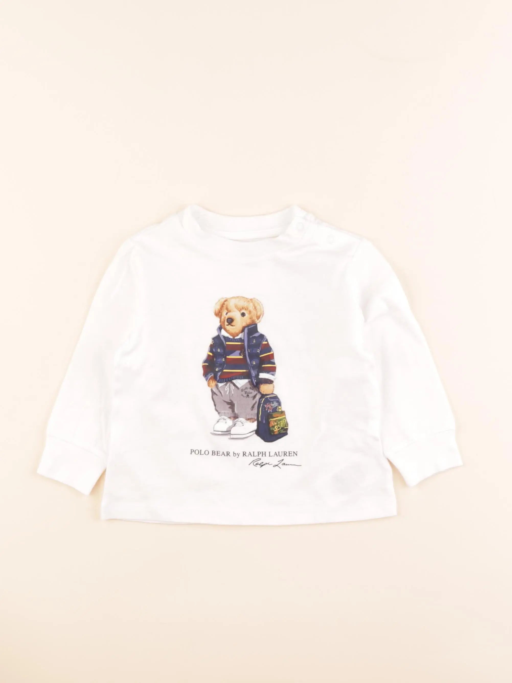 Ralph Lauren - tee-shirt blanc - 9 mois