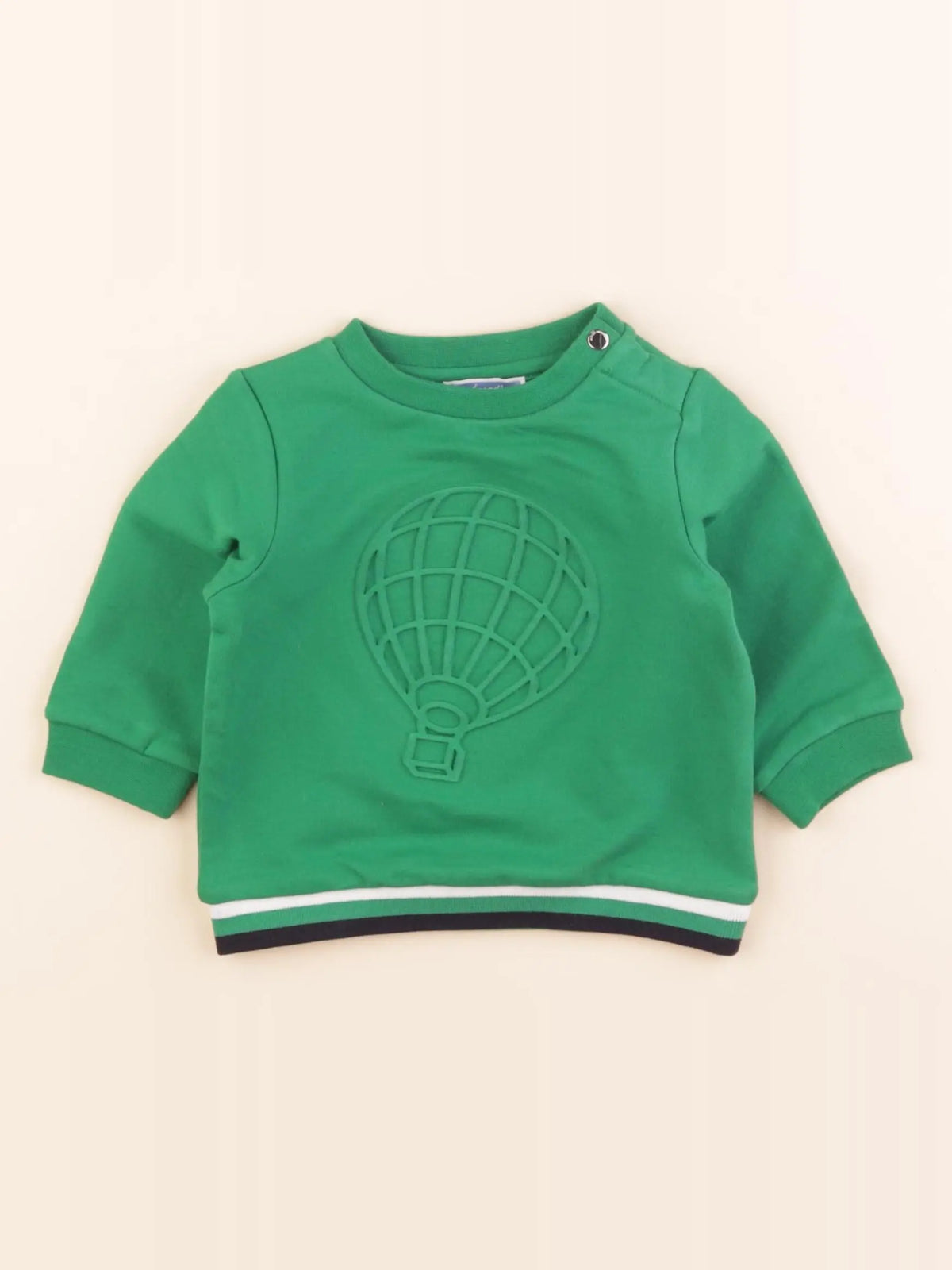 Jacadi - sweat vert - 6 mois