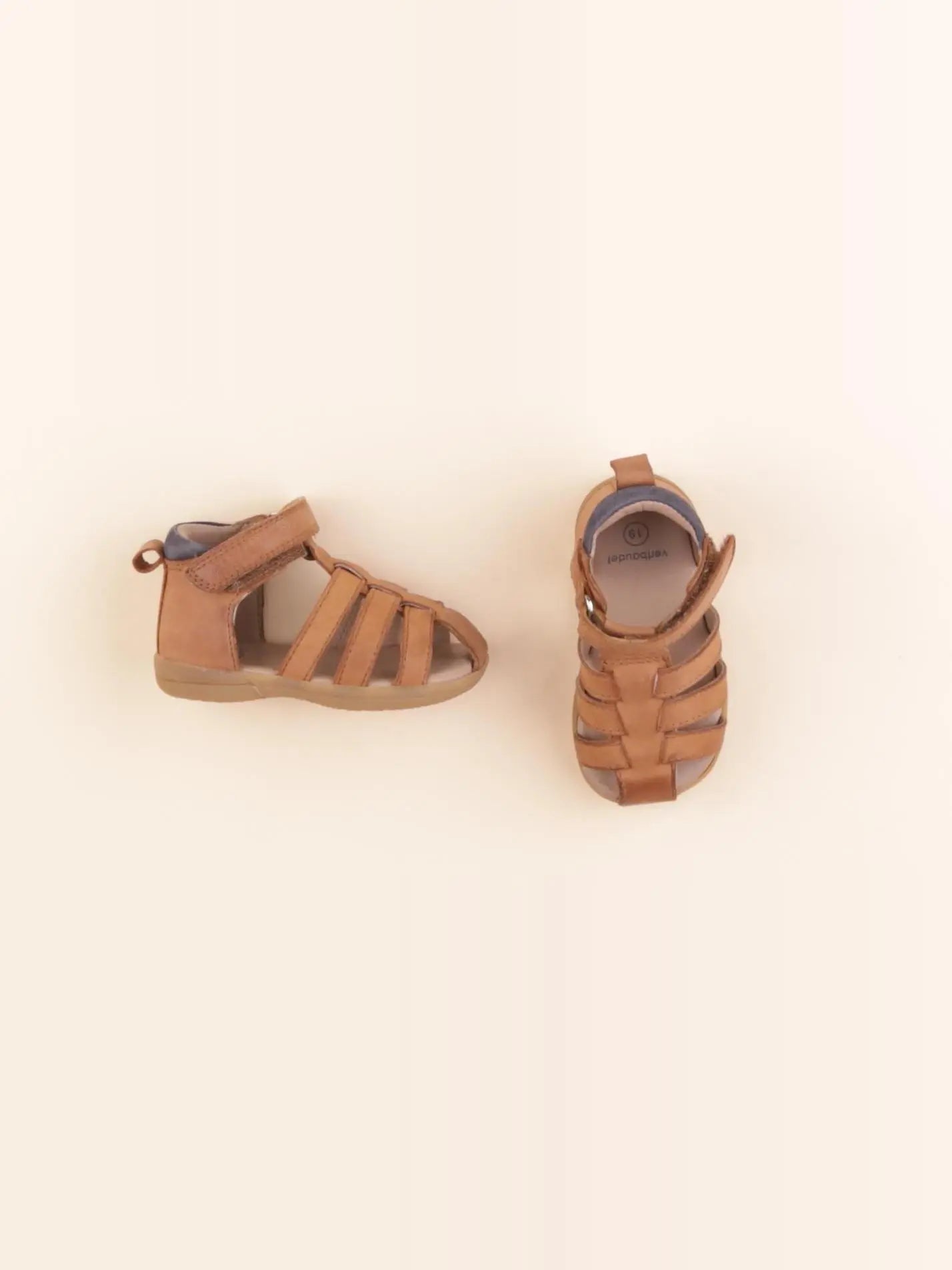 Vertbaudet - sandales marron - pointure 19