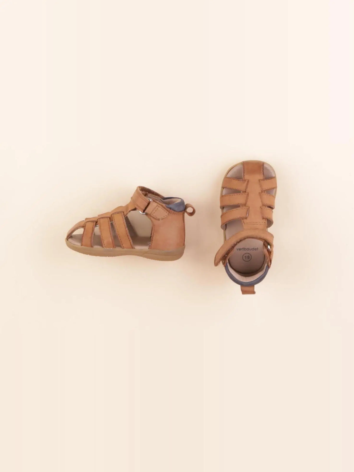 Vertbaudet - sandales marron - pointure 19