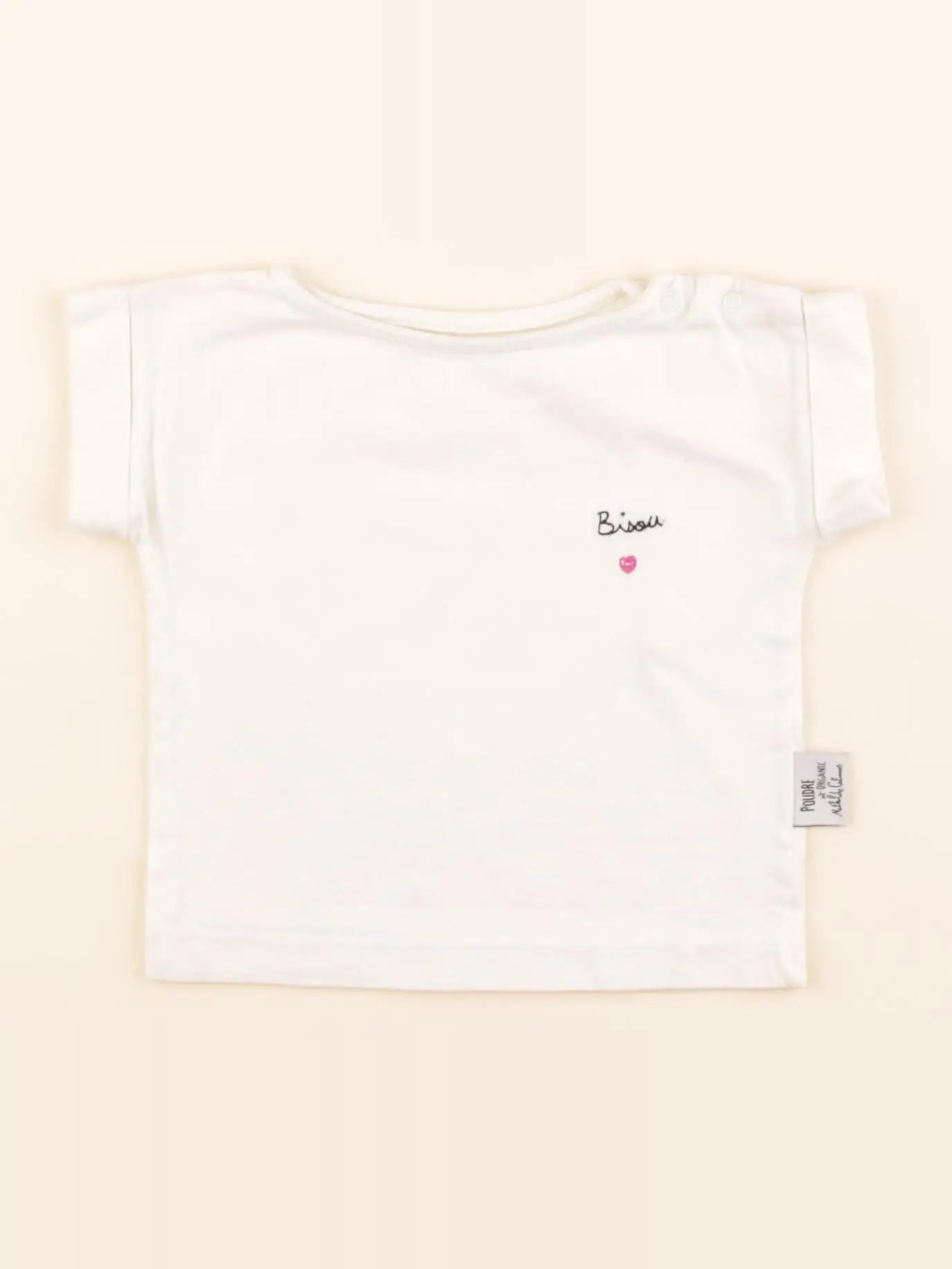Poudre Organic - tee-shirt beige - 24 mois