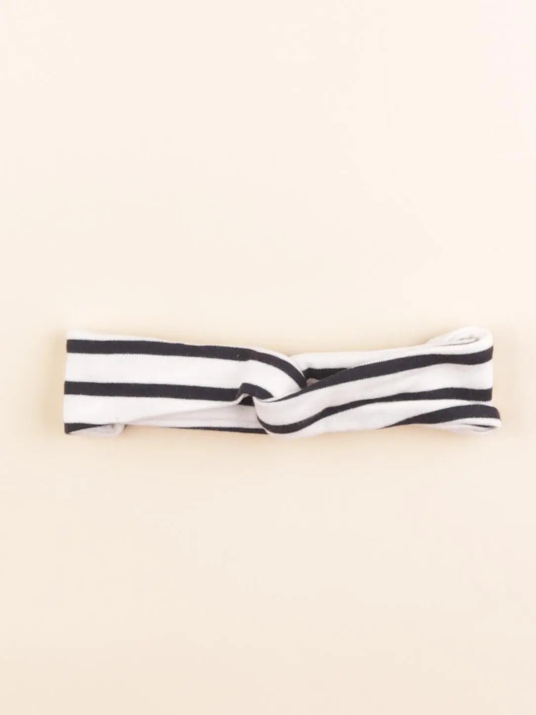 Petit Bateau - bandeau blanc, bleu - 18/36 mois