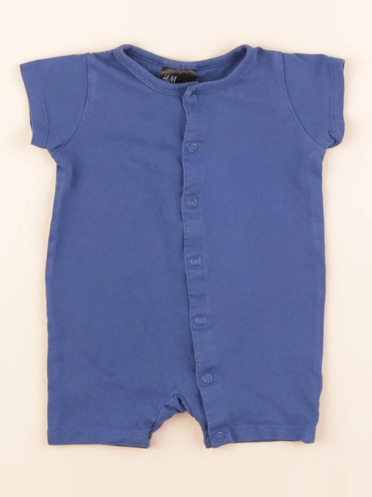 H&M - combinaison bleu - 2/4 mois