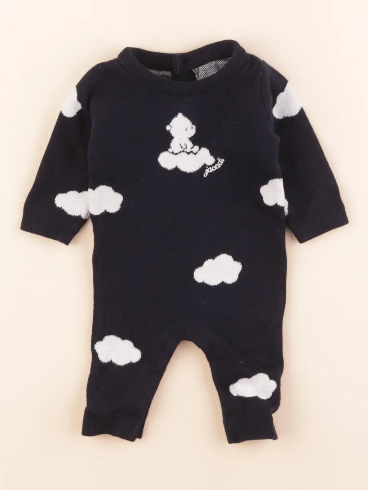 Jacadi - combinaison bleu - 1 mois