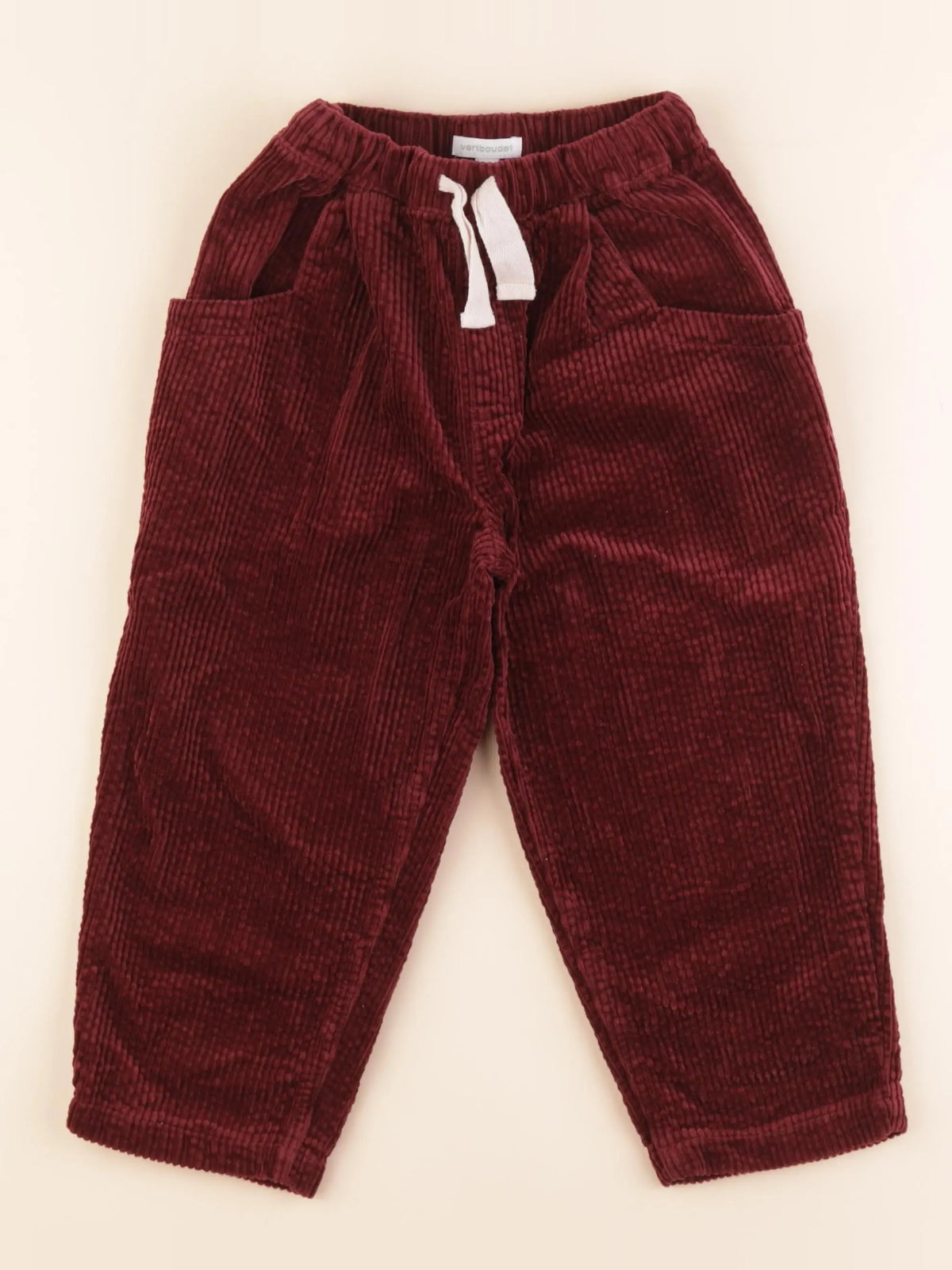 Vertbaudet - pantalon rouge - 4 ans