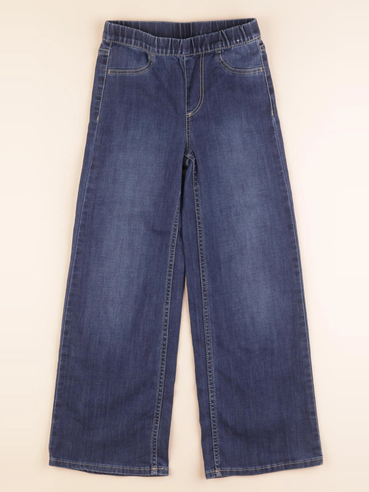 H&M - jegging bleu - 7/8 ans