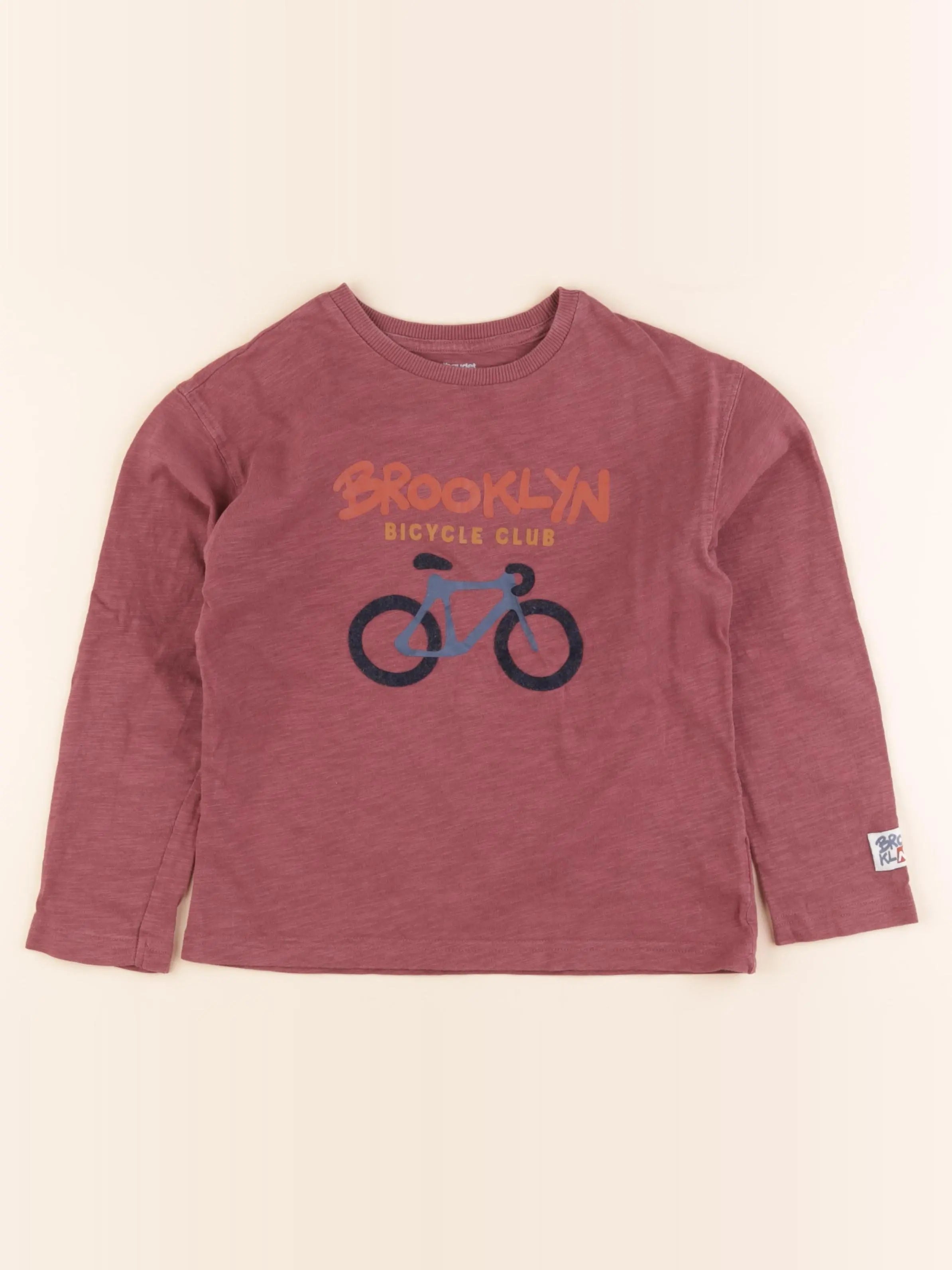 Vertbaudet - tee-shirt rose - 8 ans