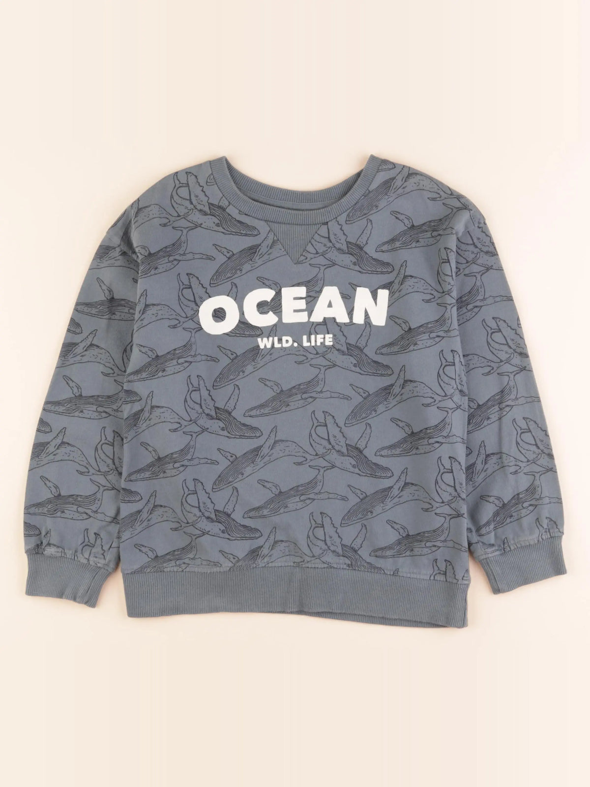 Vertbaudet - tee-shirt bleu - 8 ans