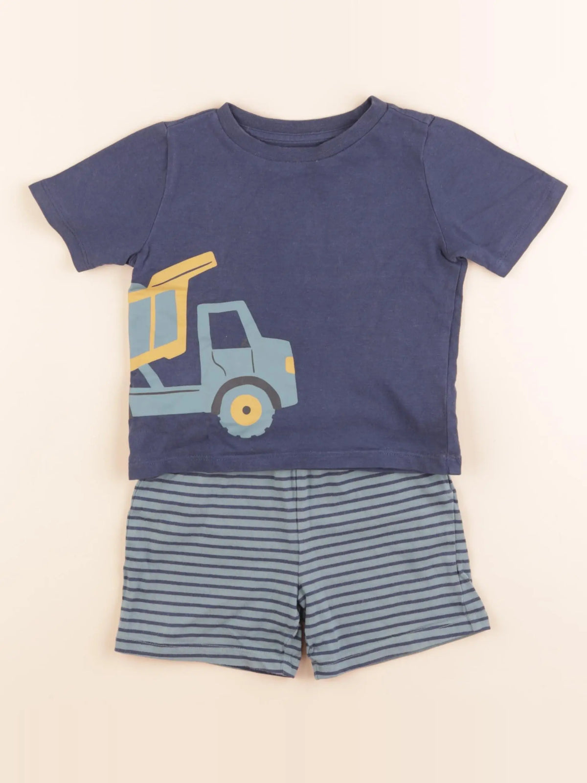 Vertbaudet - pyjama coton multicolore - 2 ans