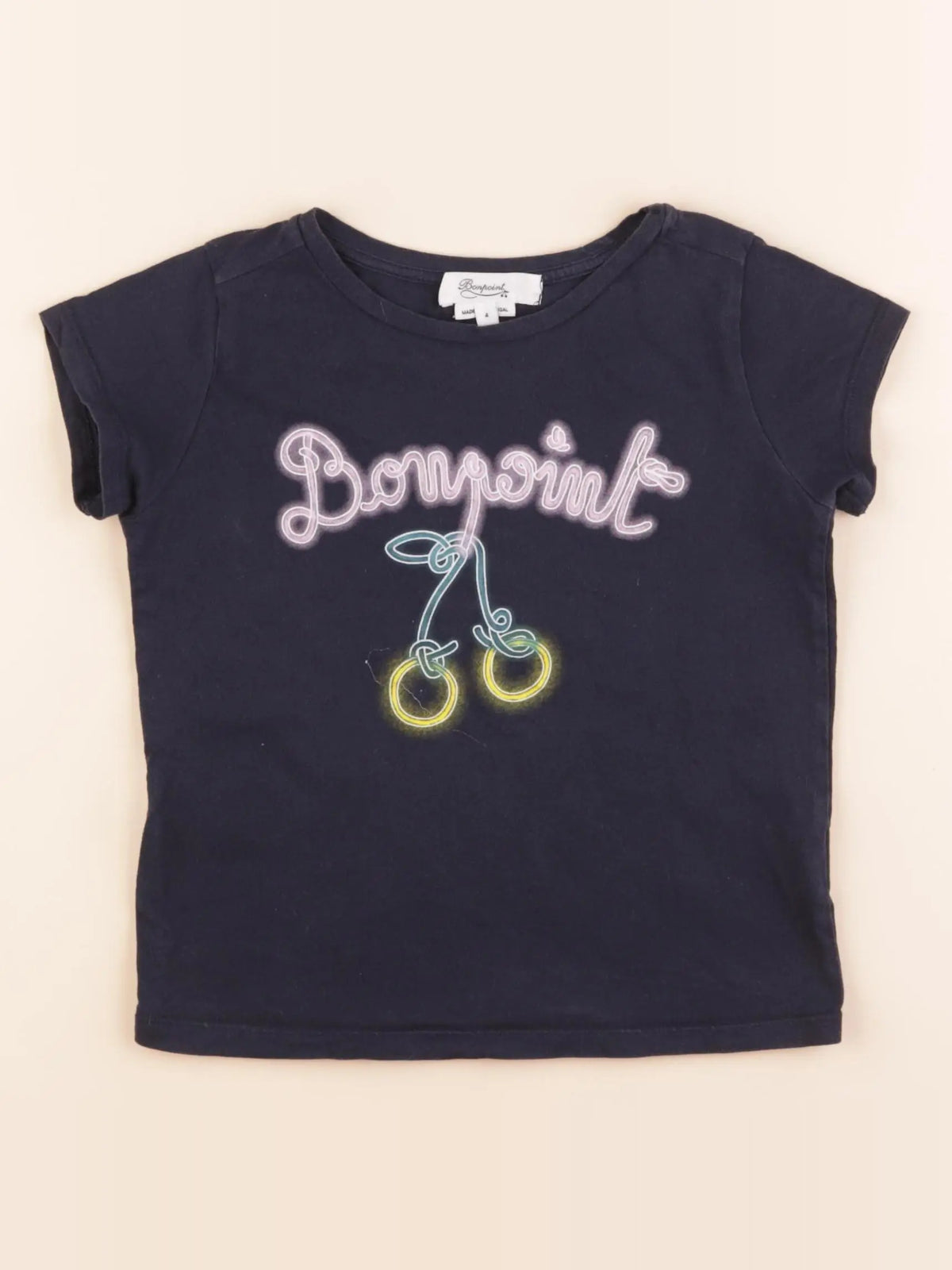 Bonpoint - tee-shirt bleu - 4 ans