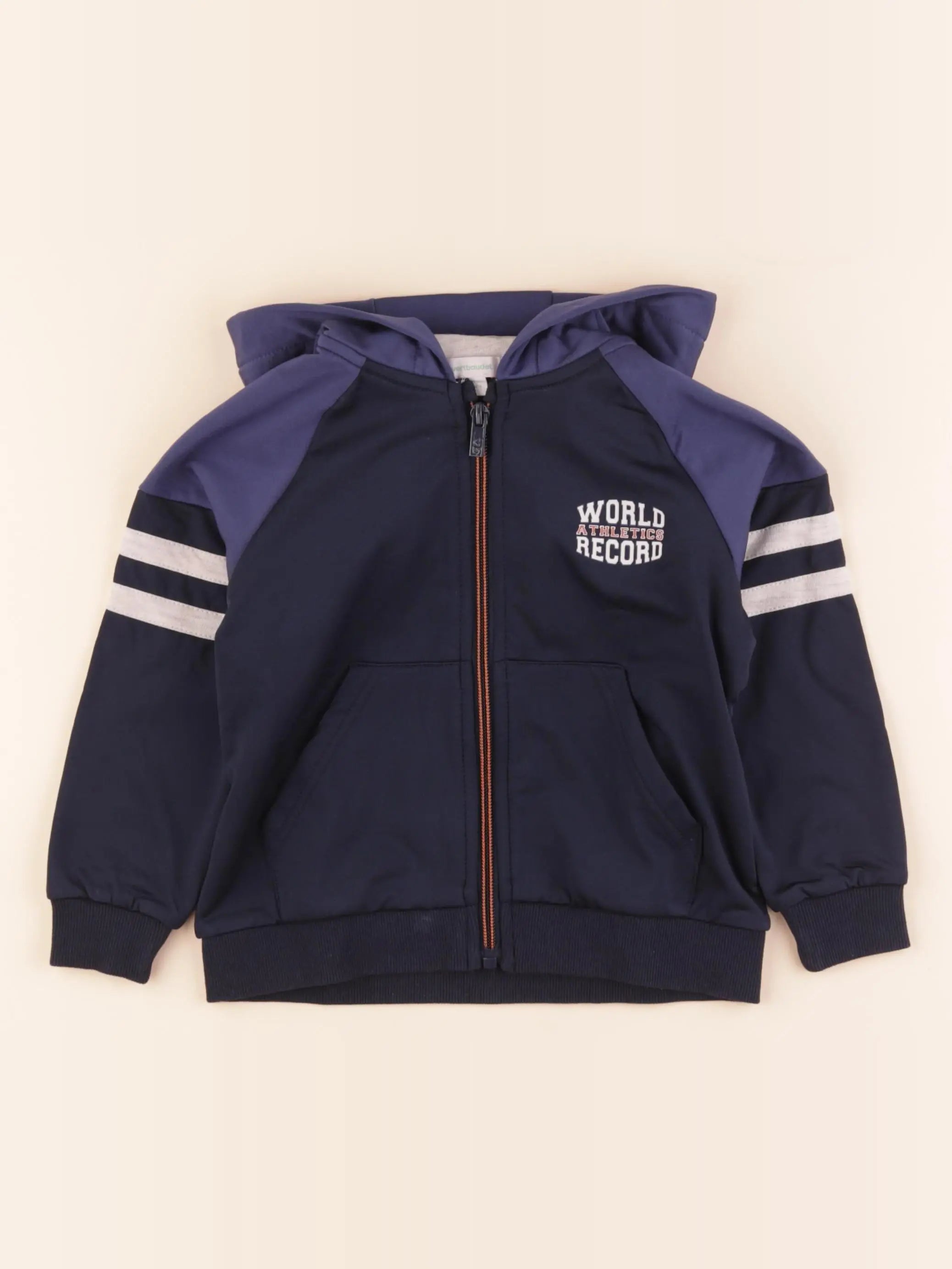 Vertbaudet - sweat bleu - 4 ans