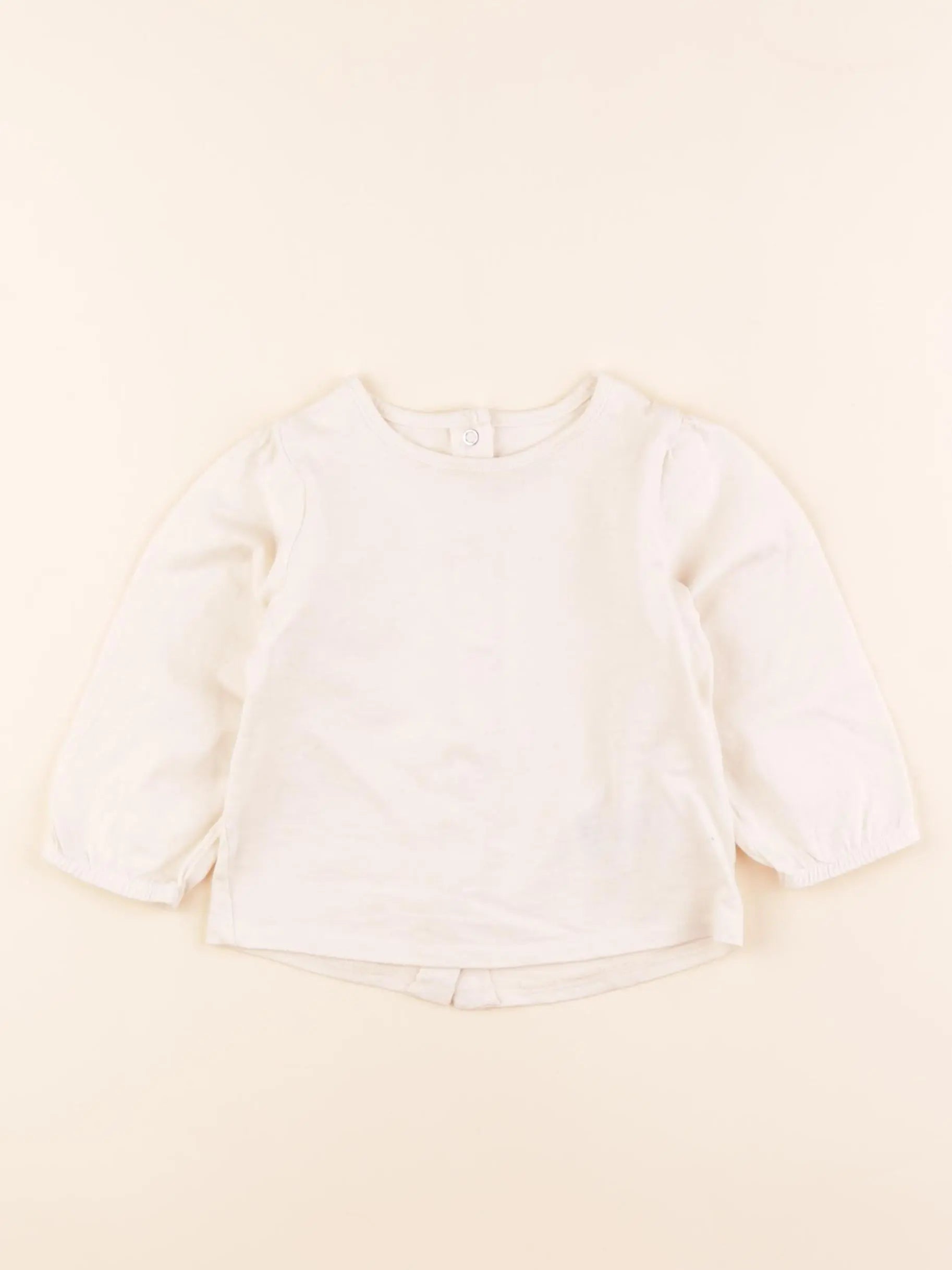 Vertbaudet - tee-shirt blanc - 9 mois