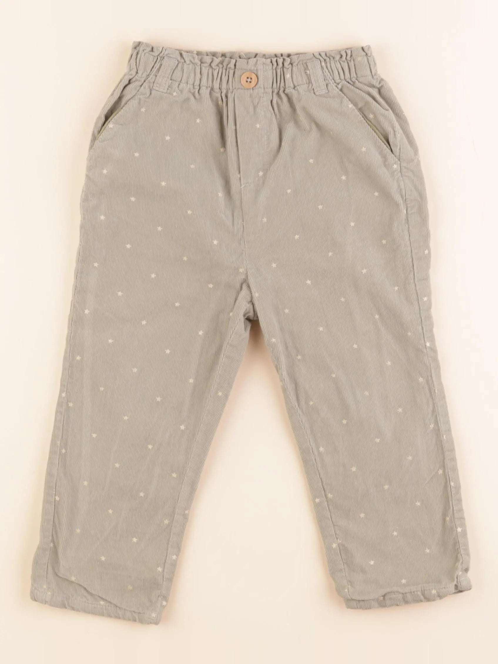 Vertbaudet - pantalon vert - 36 mois