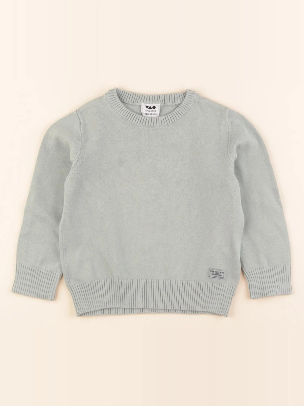Tape à l'oeil - pull vert - 2/3 ans