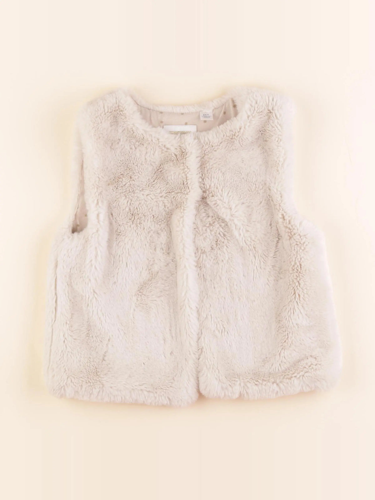 Okaidi - gilet beige - 8 ans