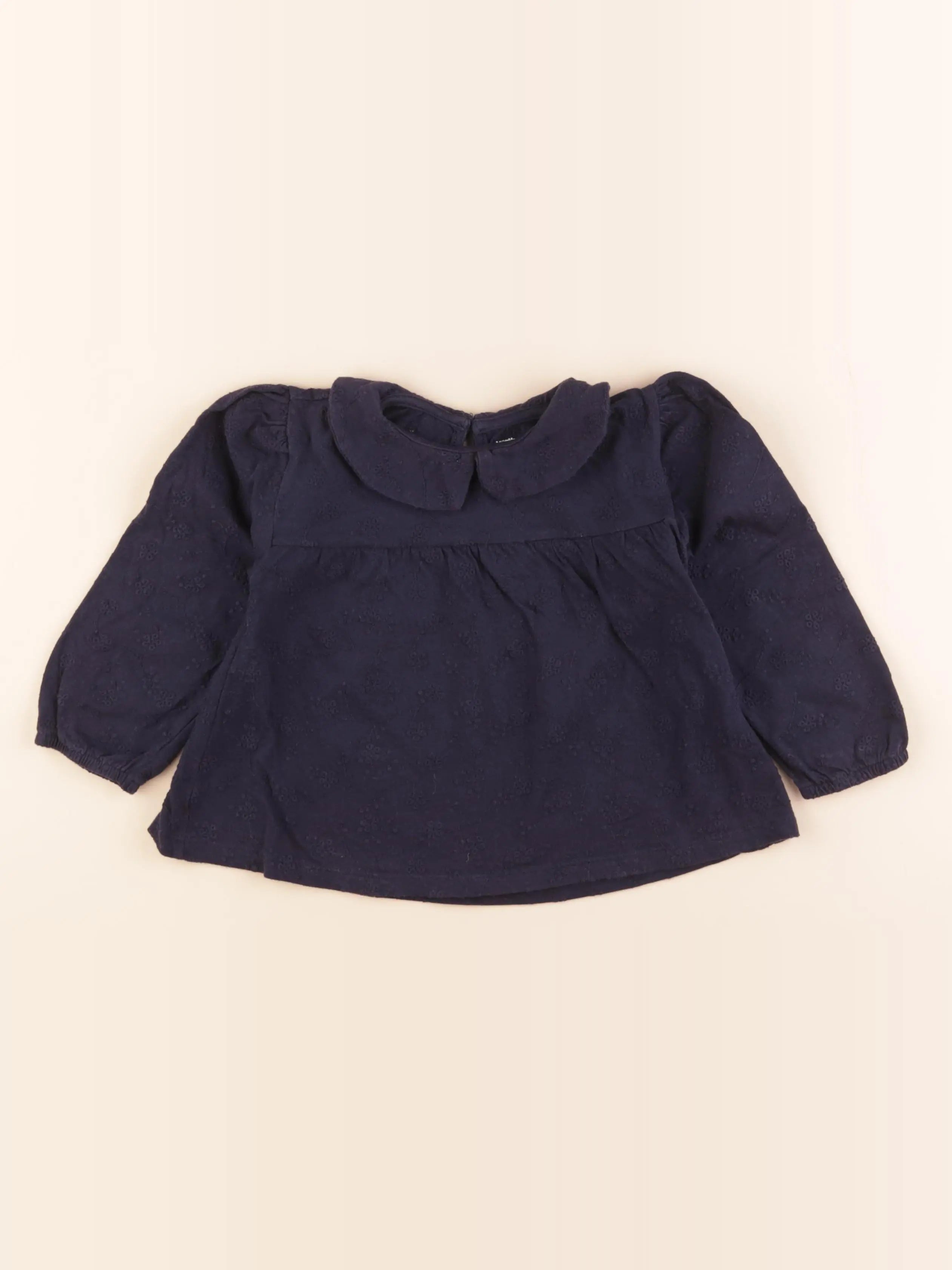 Vertbaudet - tee-shirt bleu - 6 ans