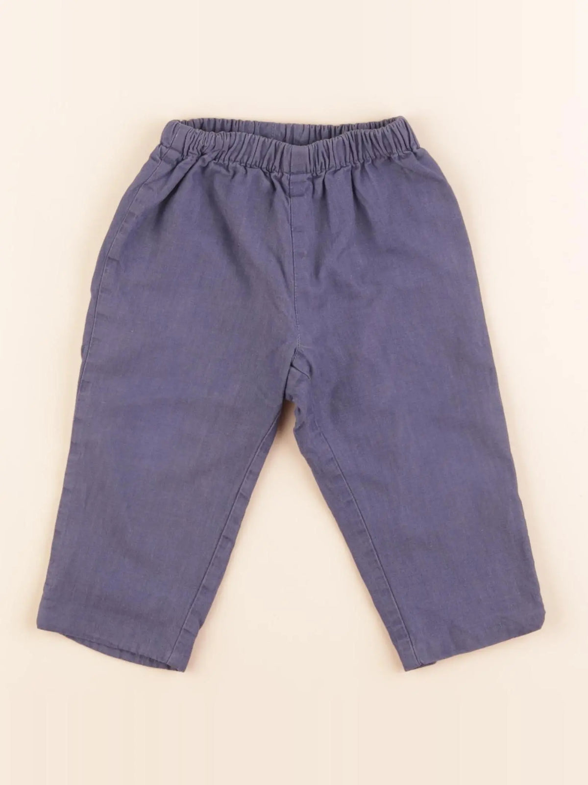 Jacadi - pantalon bleu - 12 mois