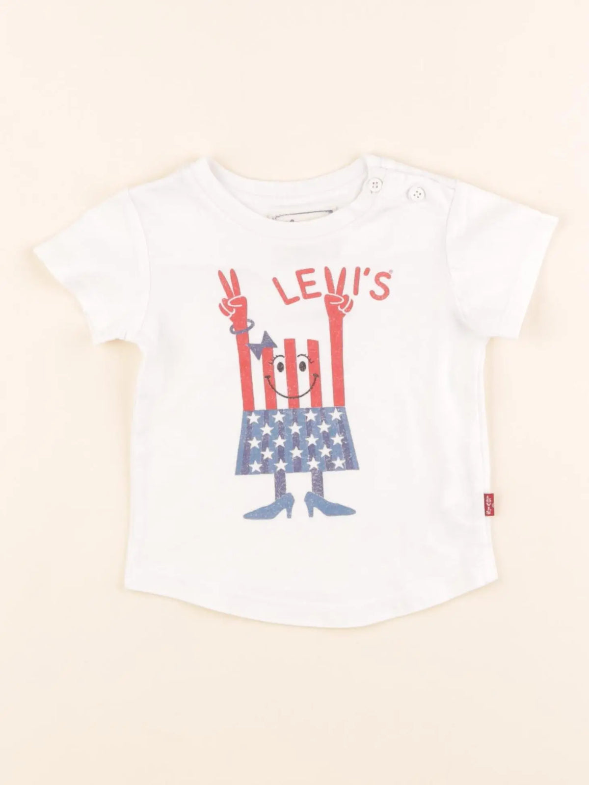 Levi's - tee-shirt blanc - 12 mois