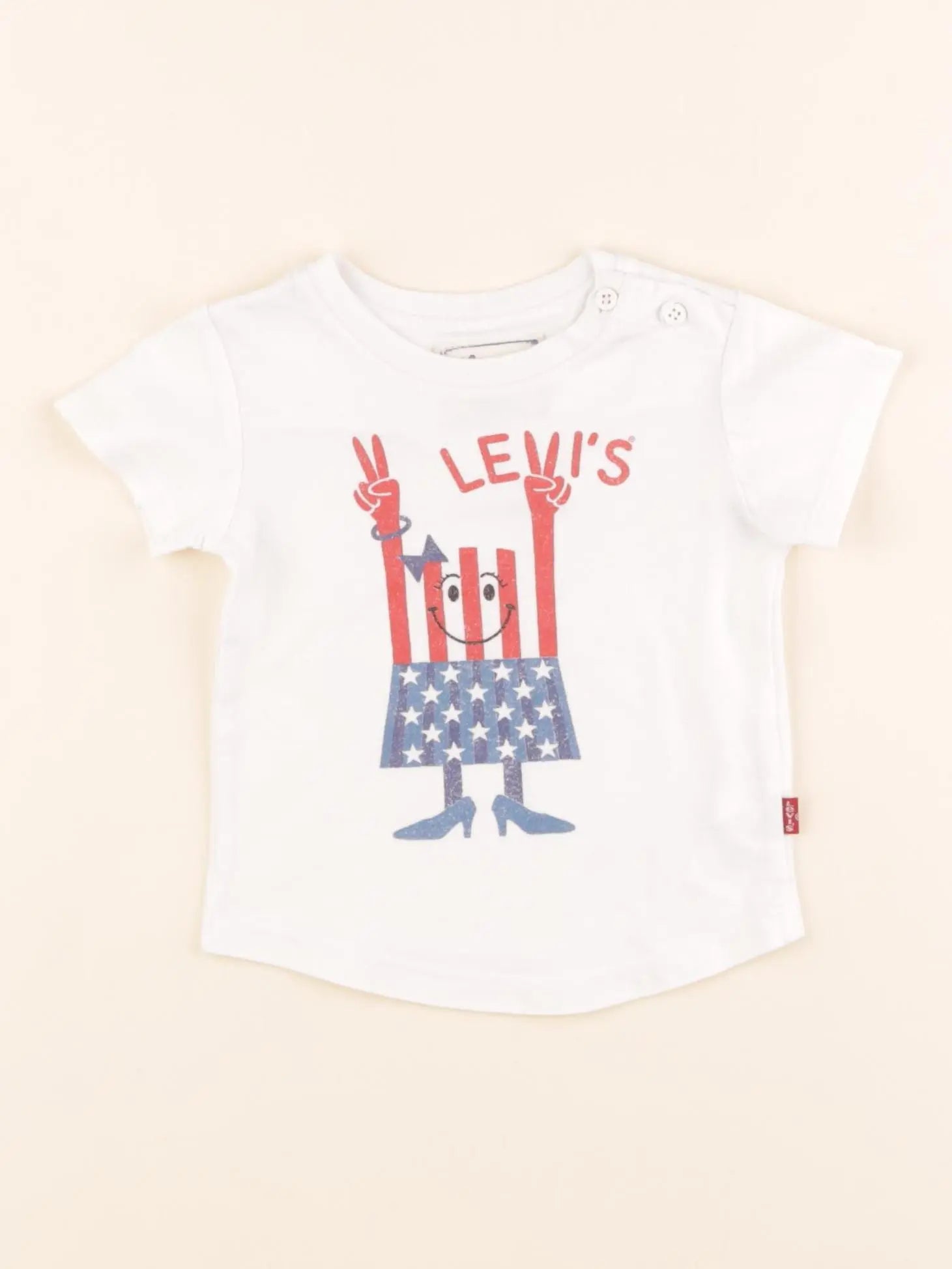 Levi's - tee-shirt blanc - 12 mois