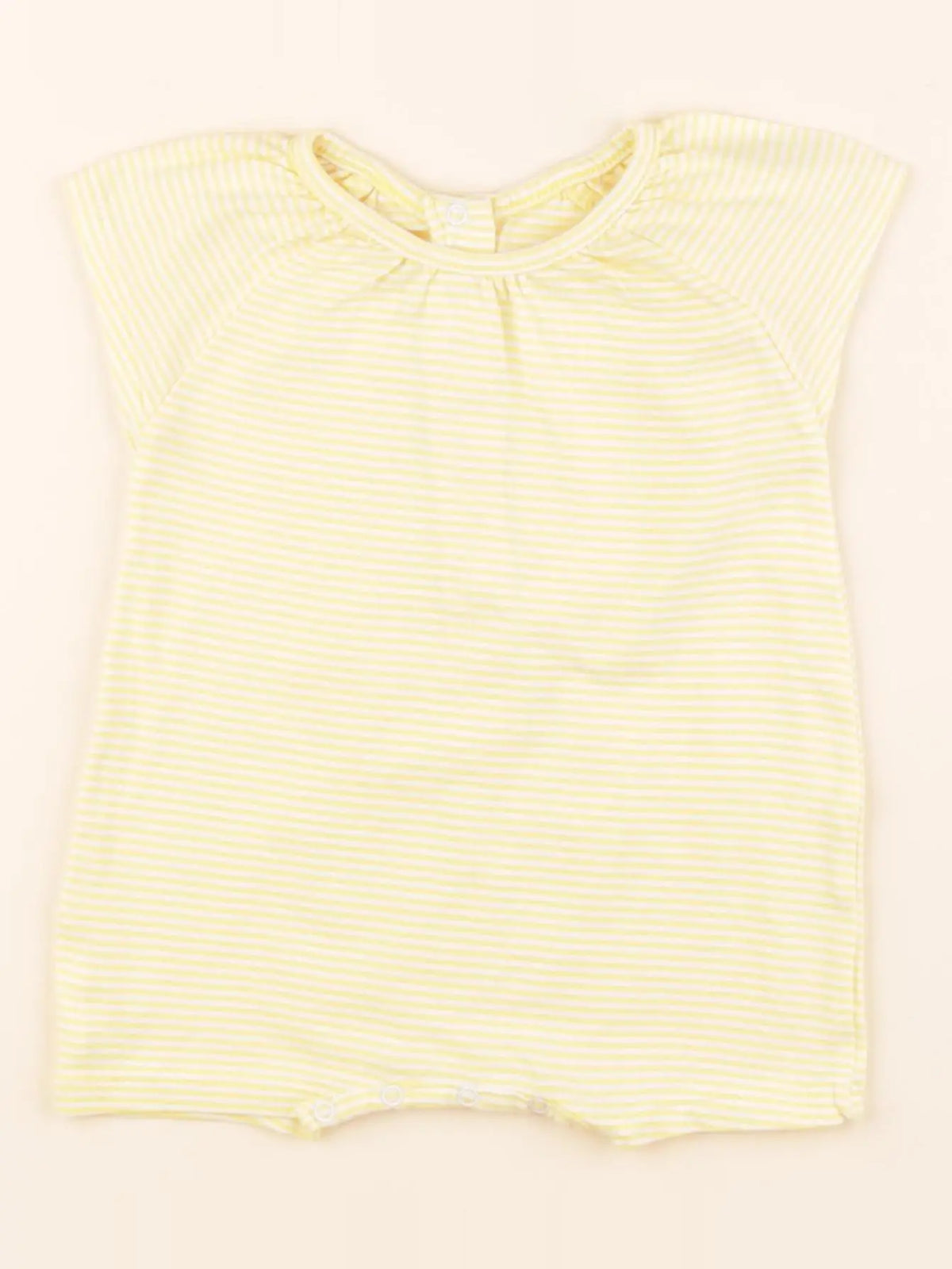 Vertbaudet - combinaison jaune - 6 mois