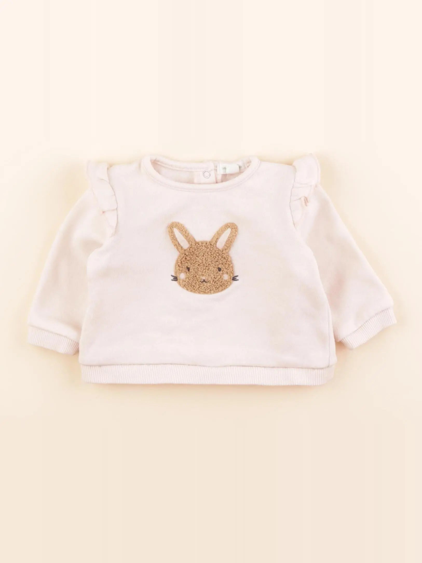 Vertbaudet - sweat rose - 3 mois