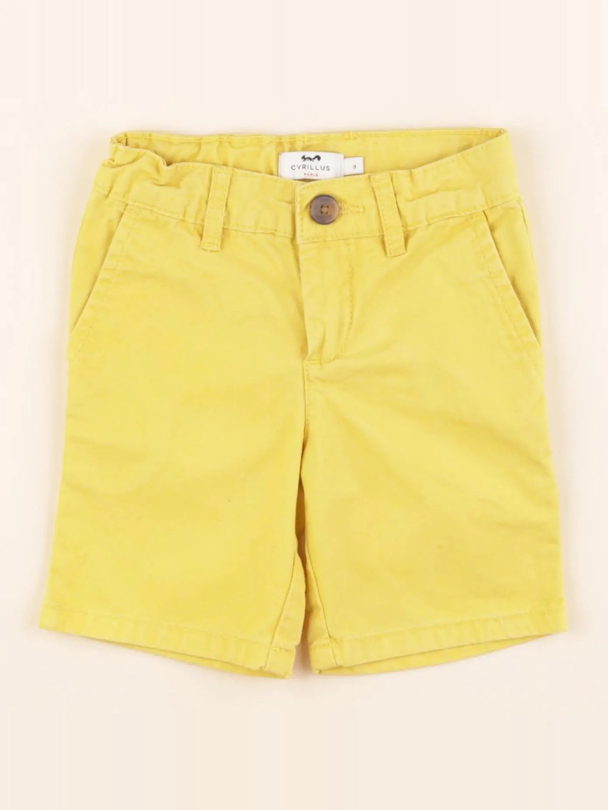 Cyrillus - short jaune - 3 ans