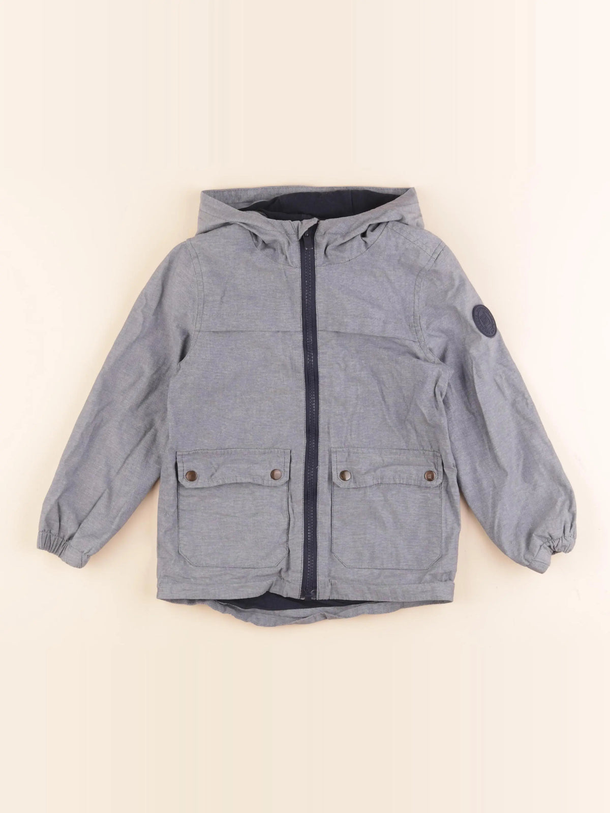 Vertbaudet - imperméable bleu - 5 ans