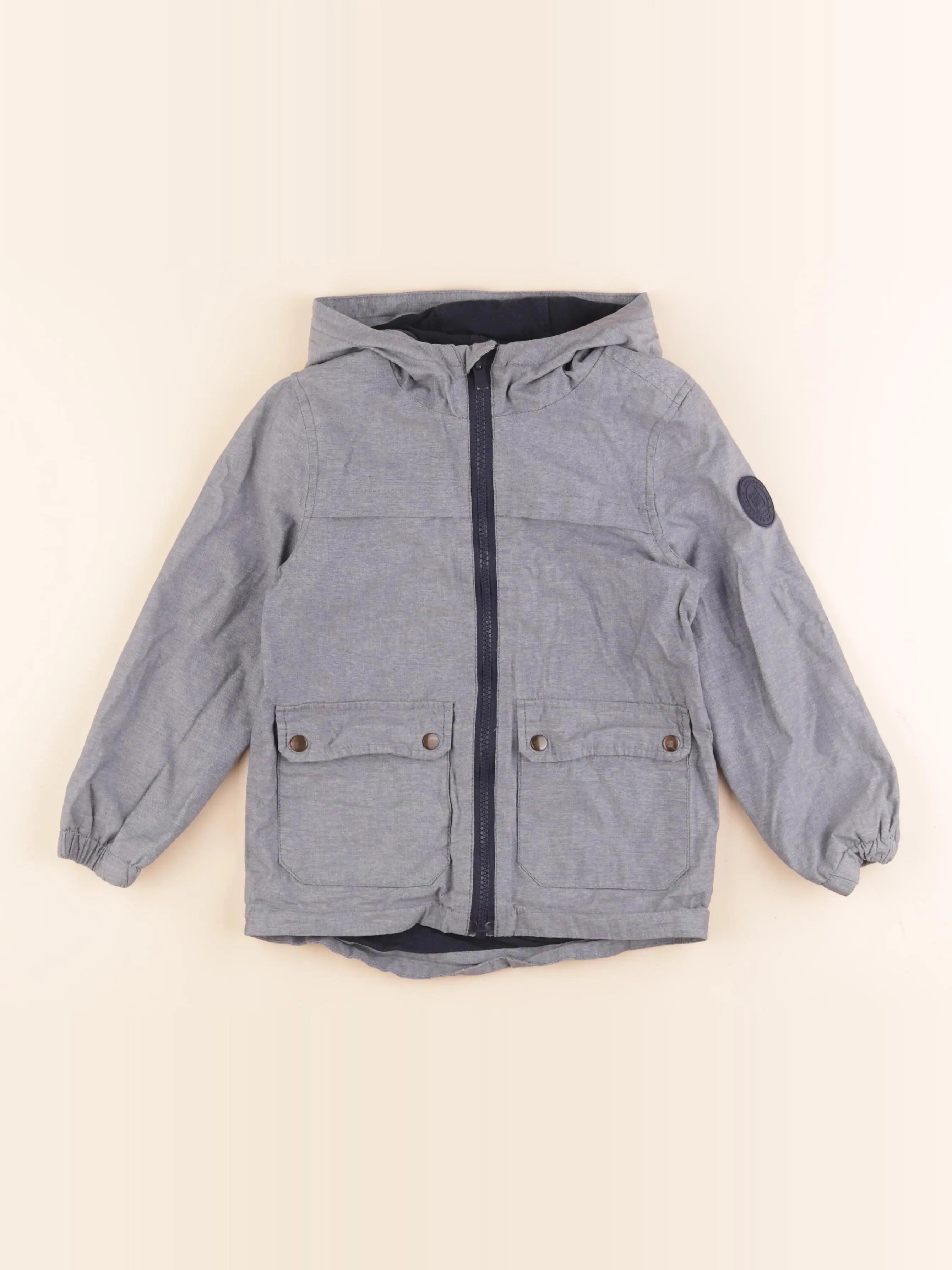 Vertbaudet - imperméable bleu - 5 ans
