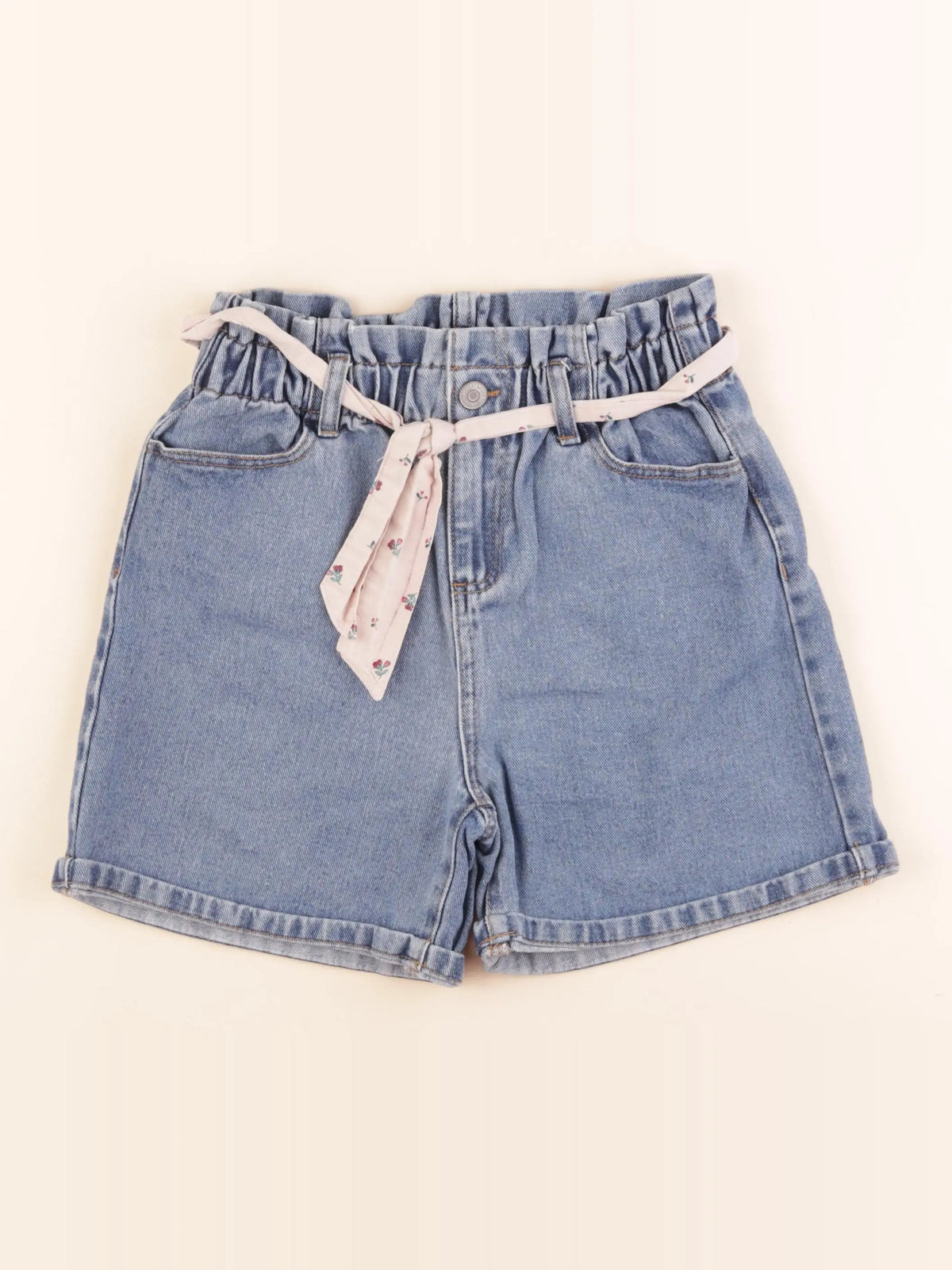 Vertbaudet - short bleu - 10 ans