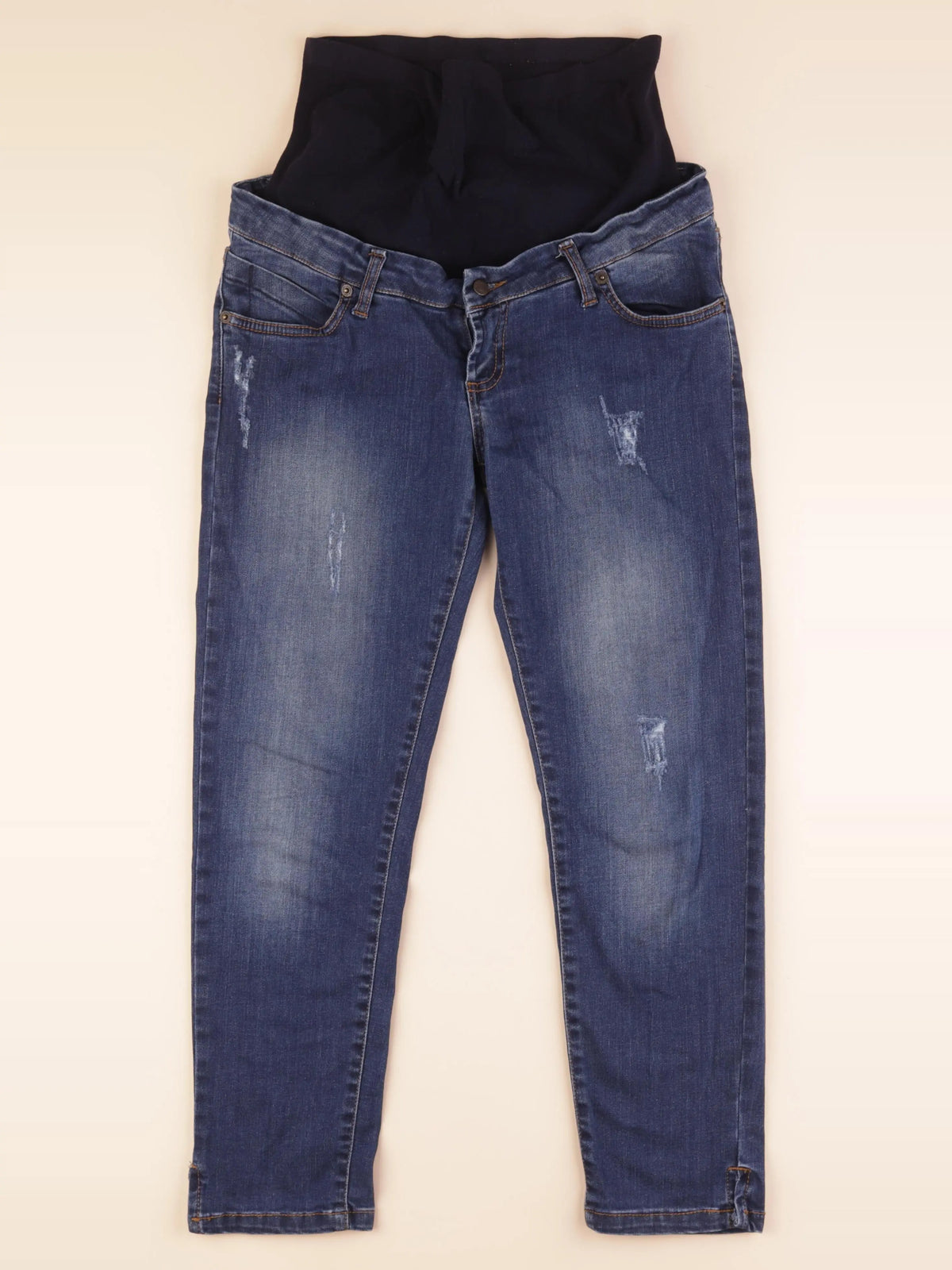 Envie de fraise - jean grossesse bleu - 38
