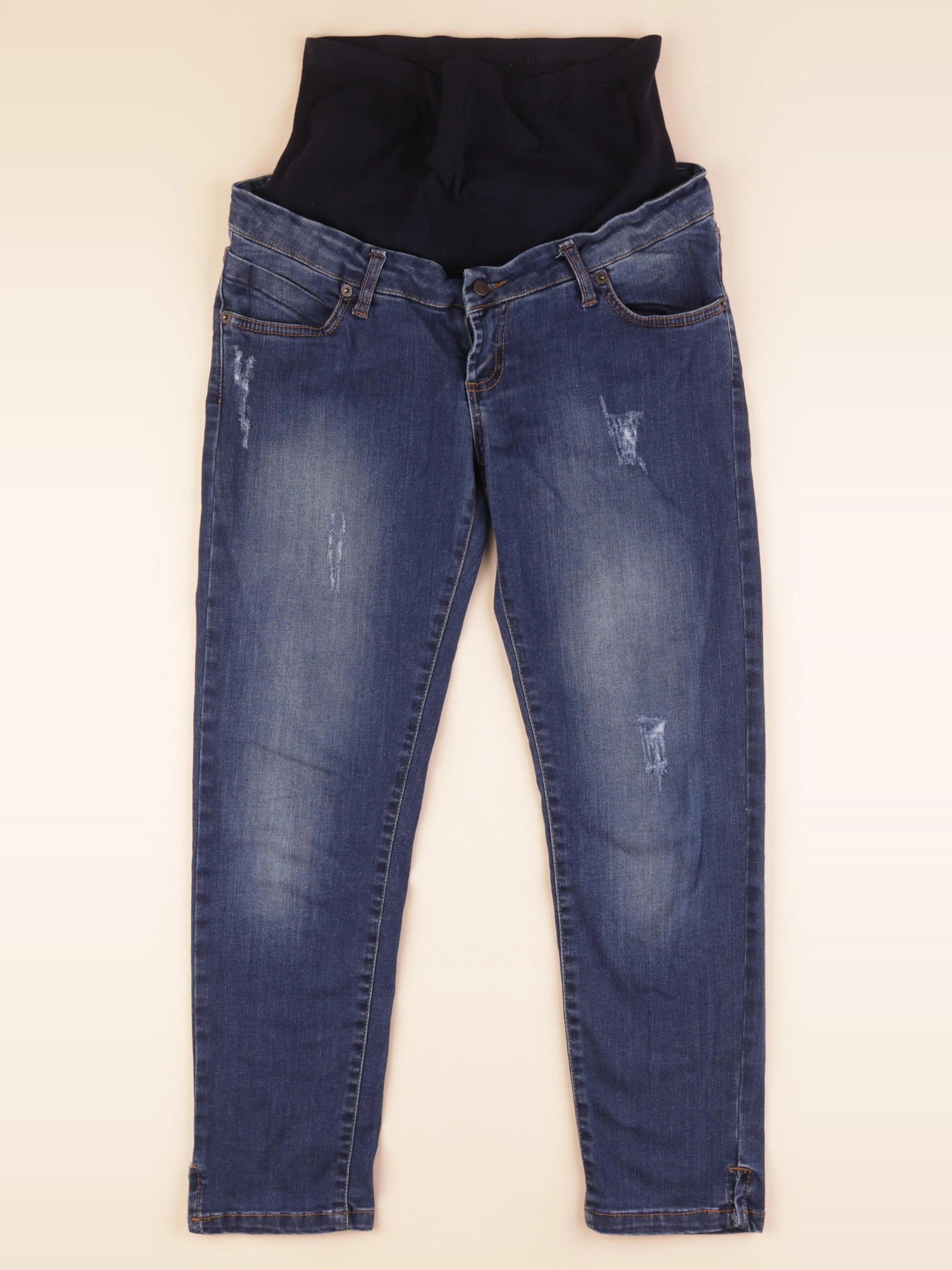 Envie de fraise - jean grossesse bleu - 38