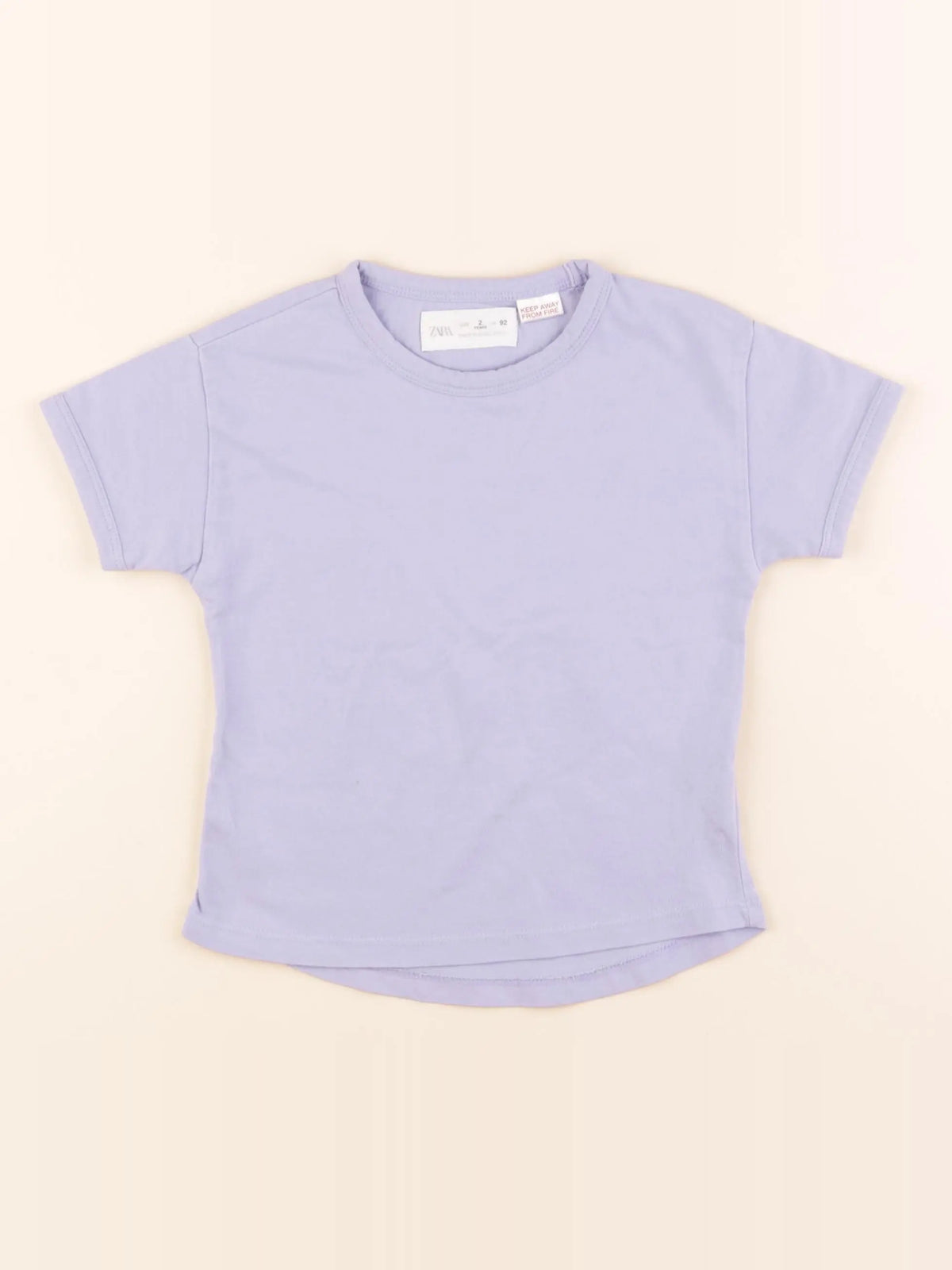 Zara - tee-shirt violet - 2 ans